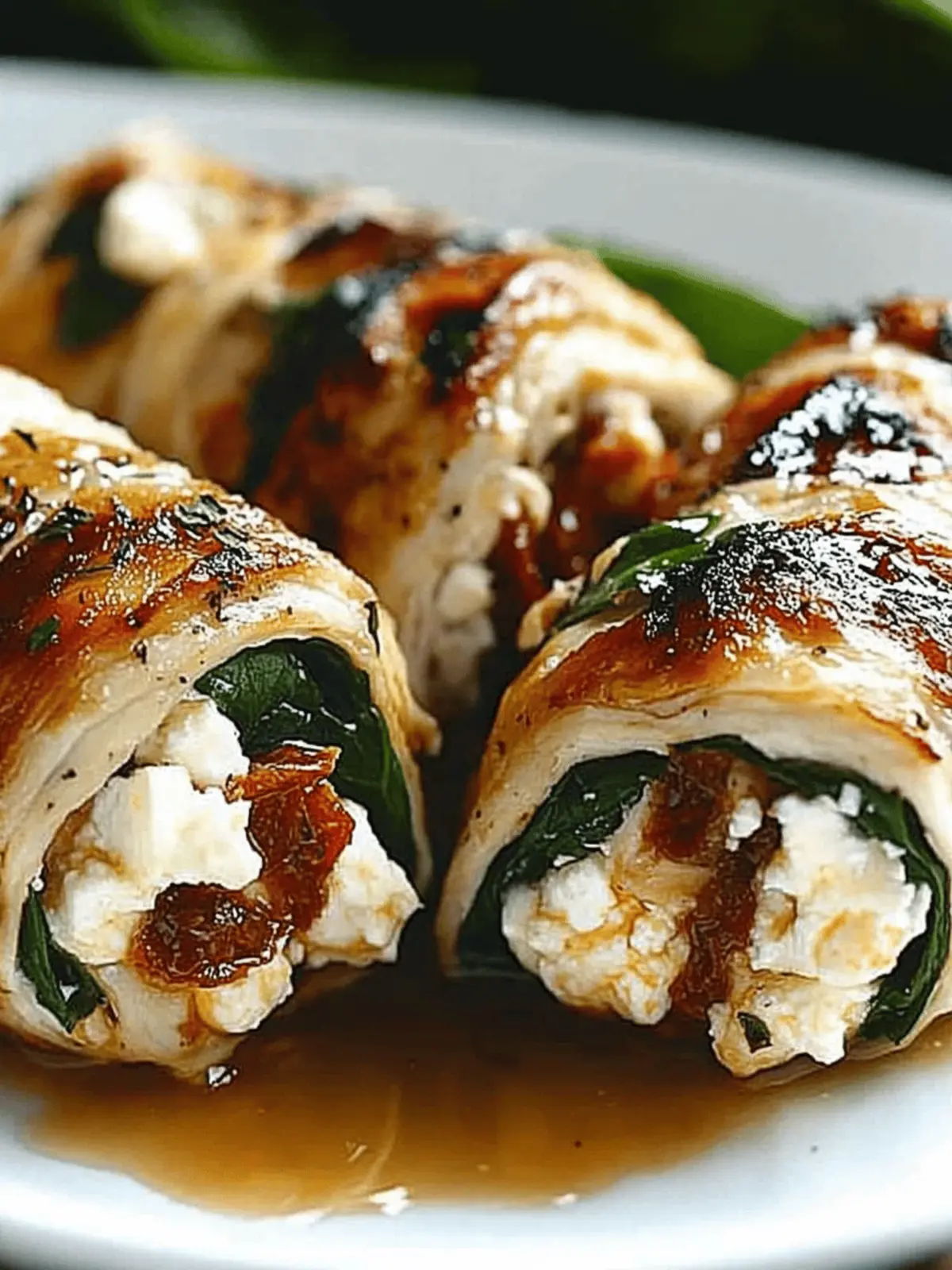 Rolled Up Chicken with Feta, Spinach, and Sun-Dried Tomatoes Delight 4 Rolled Up Chicken with Feta, Spinach, and Sun-Dried Tomatoes