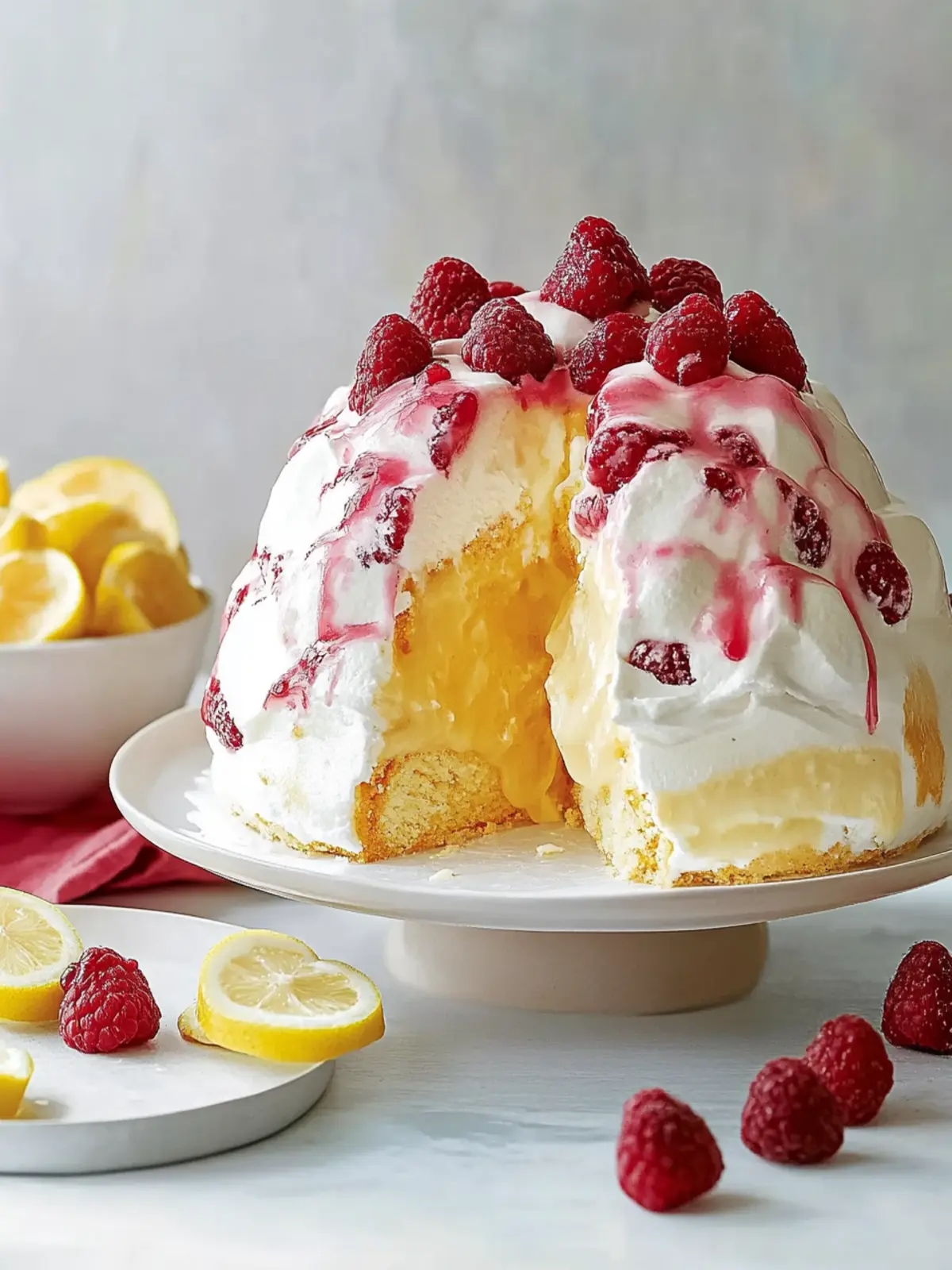 Lemon Curd Bombe Alaska: The Ultimate Frozen Dessert Experience 2 Lemon Curd Bombe Alaska