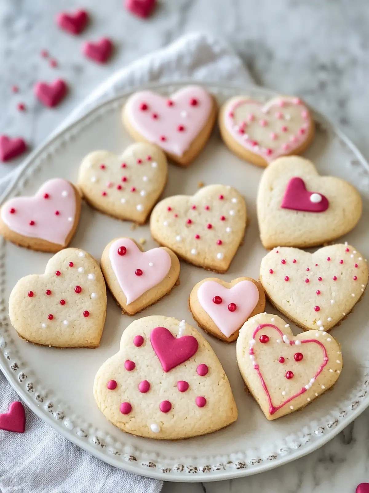Valentines Day Heart Cookies