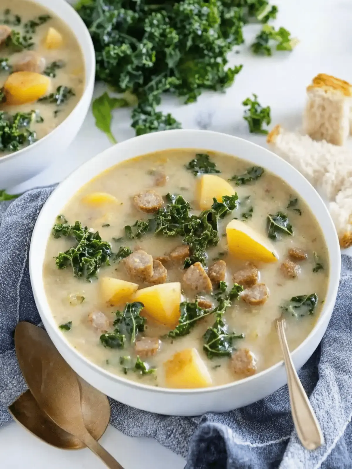 Cozy Crock Pot Zuppa Toscana Recipe (Sausage Potato Kale Soup)