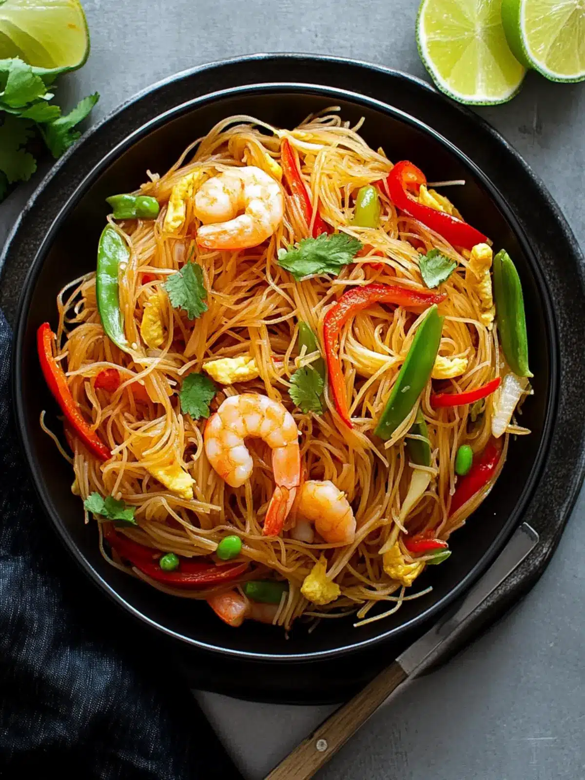 Delicious Singapore Noodles with Prawns in Just 20 Minutes 2 Singapore Noodles