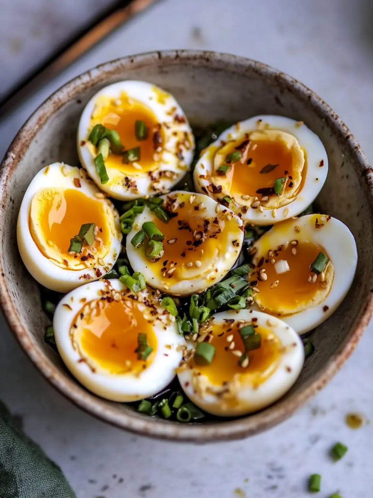 Ginger Soy Marinated Eggs