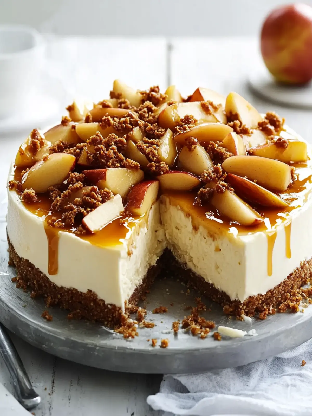 ANZAC Caramel Apple Cheesecake Your New Favorite Dessert 4 ANZAC Caramel Apple Cheesecake