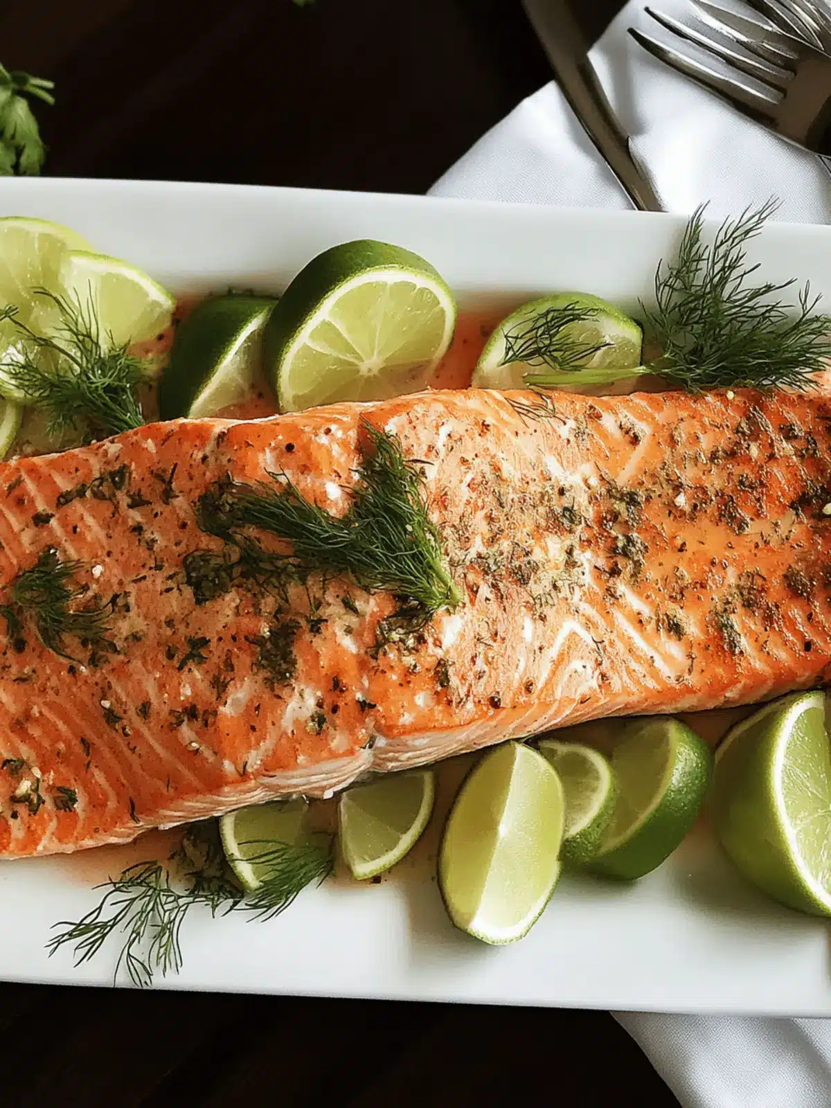 Simple Baked Salmon with Dill and Fresh Lime for Easy Dinners 2 Simple Baked Salmon with Dill and Fresh Lime