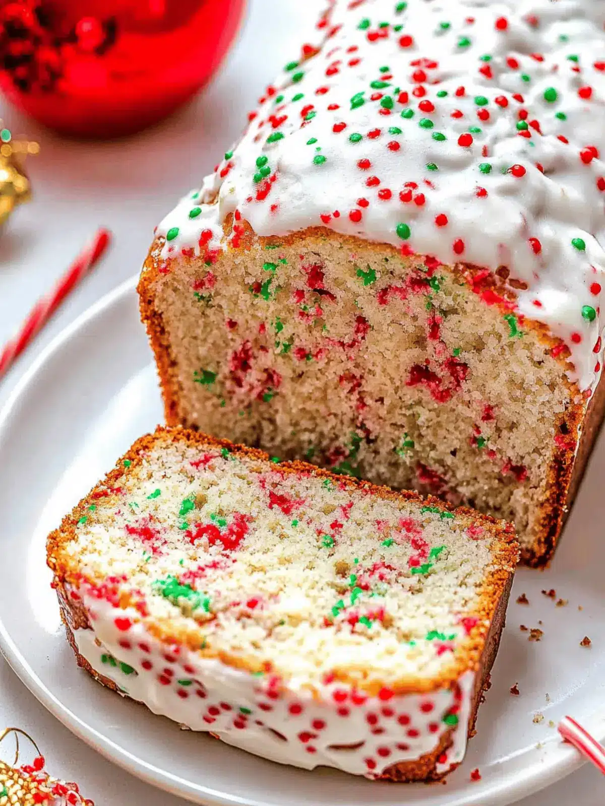 Easy Christmas Funfetti Bread Recipe