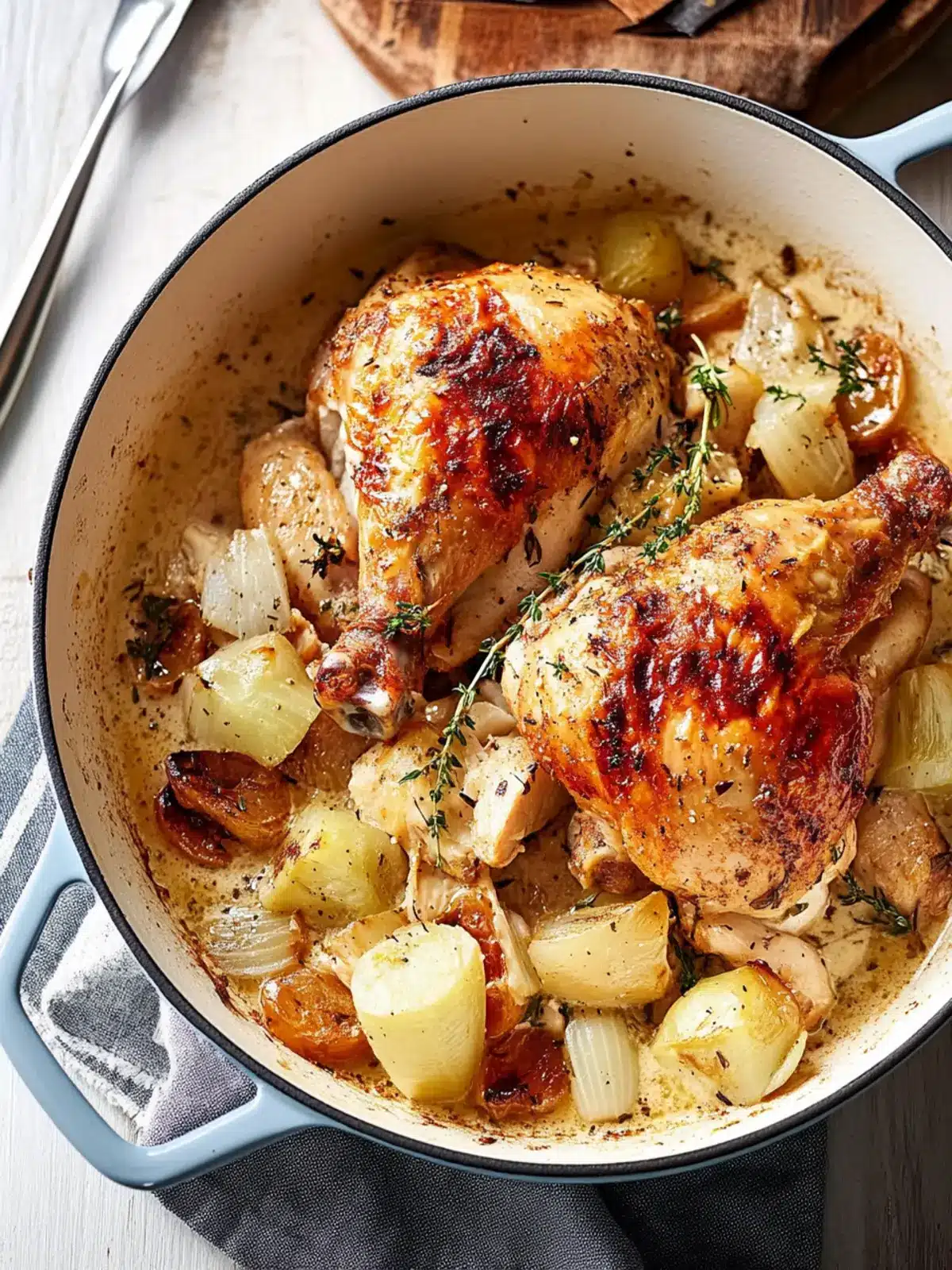 Savory Creamy One Pot Roast Chicken for Effortless Dinners 2 Creamy One Pot Roast Chicken