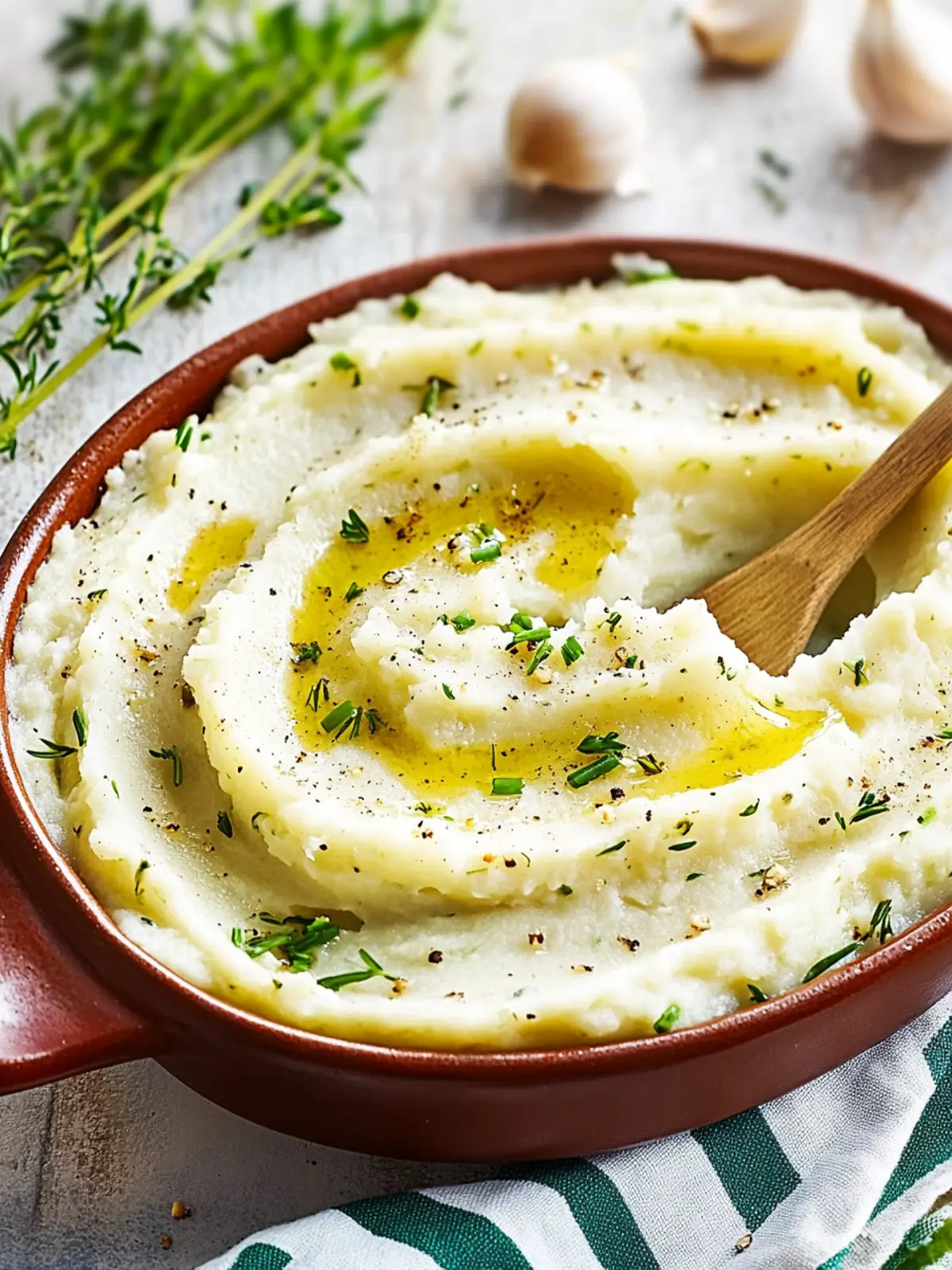 Garlic and Herb Buttery Mash: Comfort Food Bliss in 35 Minutes 2 Garlic and Herb Buttery Mash