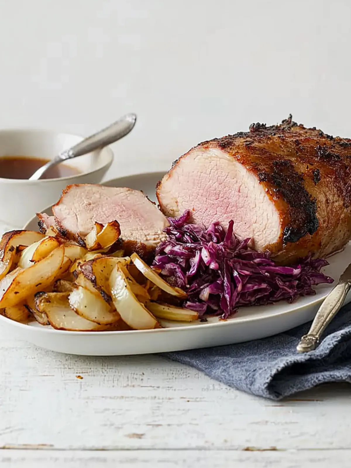 Pork Loin with Red Cabbage
