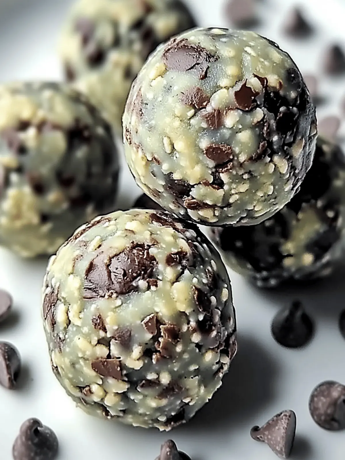 Mint Chocolate Chip Protein Balls for Guilt-Free Snacking 2 Mint Chocolate Chip Protein Balls for Guilt-Free Snacking
