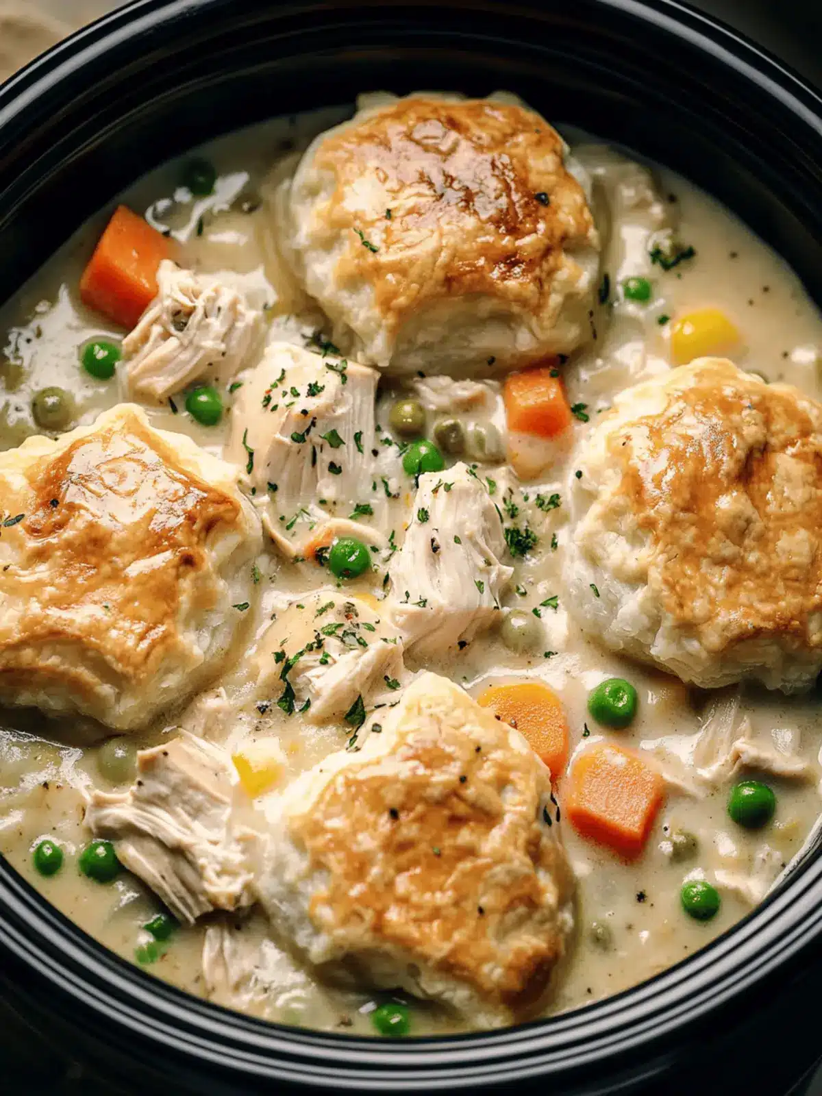 Crock Pot Chicken Pot Pie