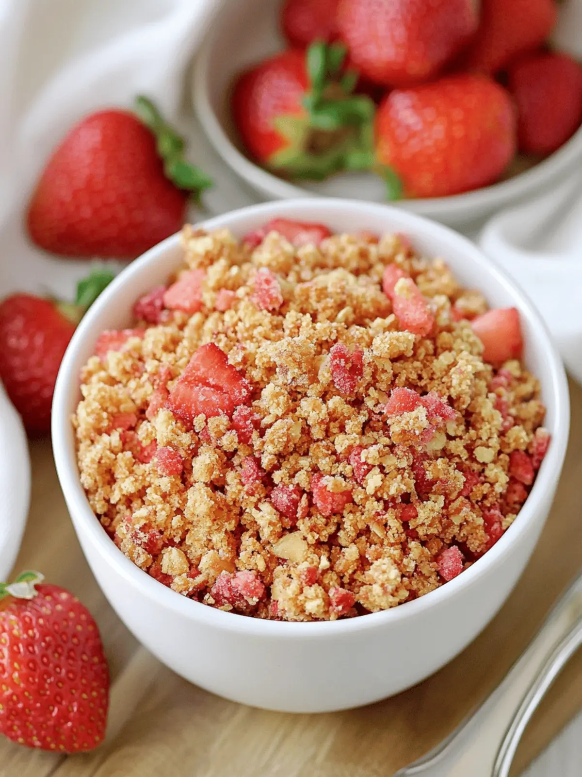 Create Irresistible Homemade Strawberry Crunch in Just 3 Steps 3 Homemade Strawberry Crunch