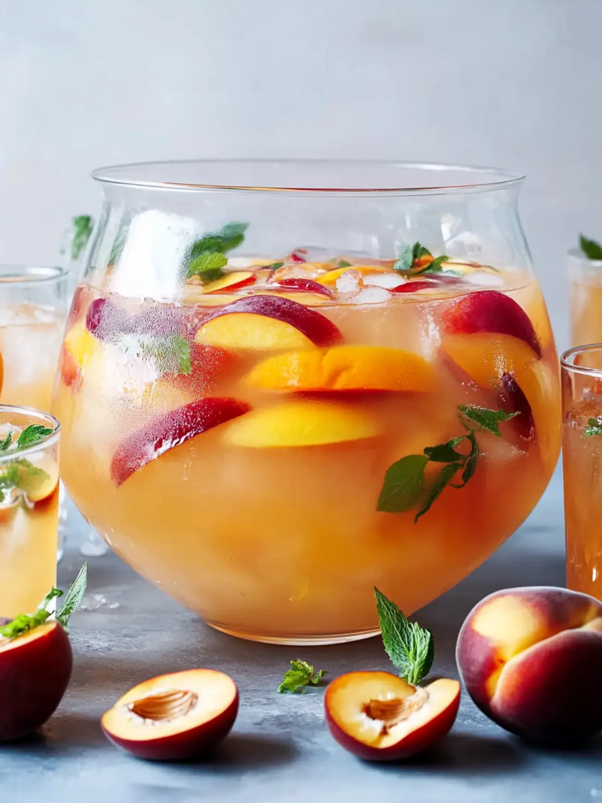 Refreshing Nectarine Mocktail Punch for Your Summer Parties 3 Nectarine Mocktail Punch