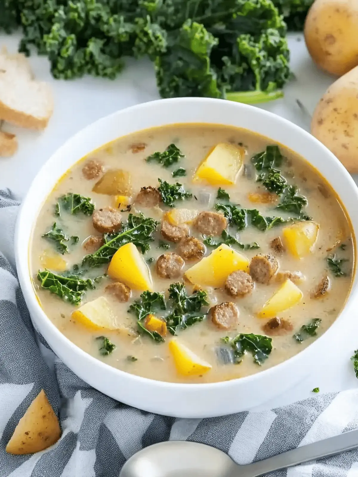 Cozy Crock Pot Zuppa Toscana Recipe (Sausage Potato Kale Soup)