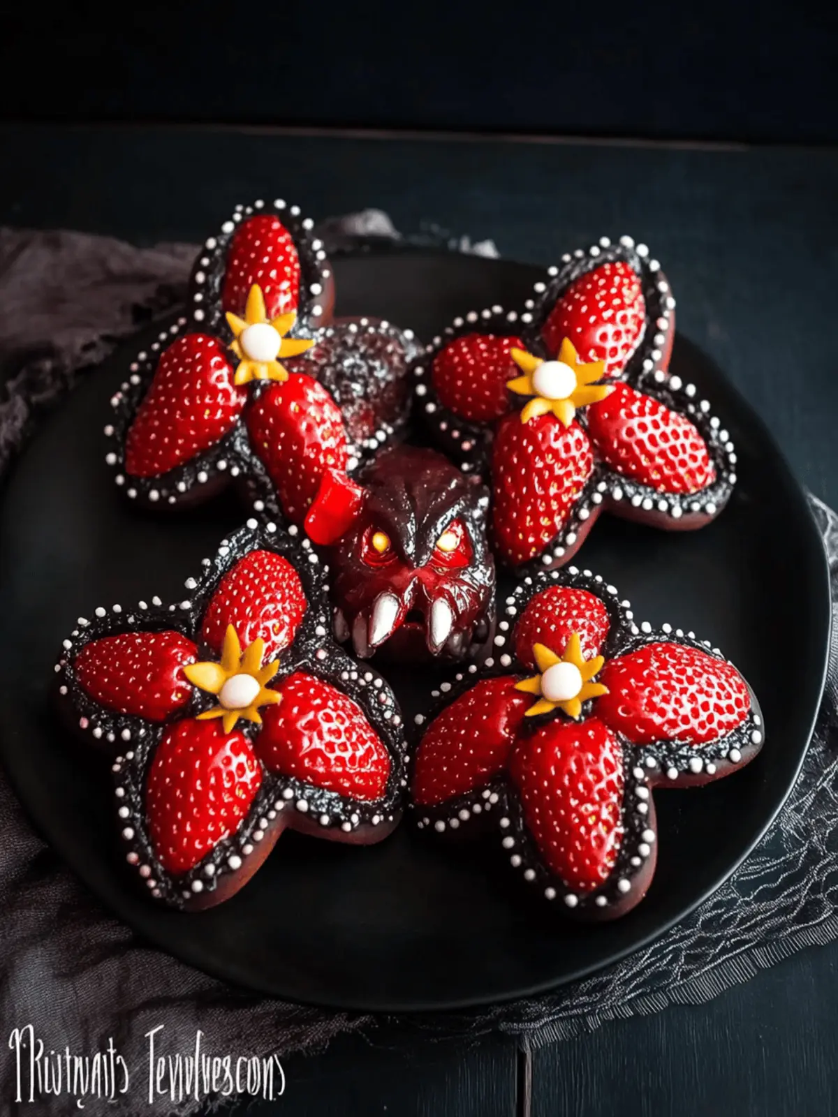 Stranger Things Demogorgon Strawberries