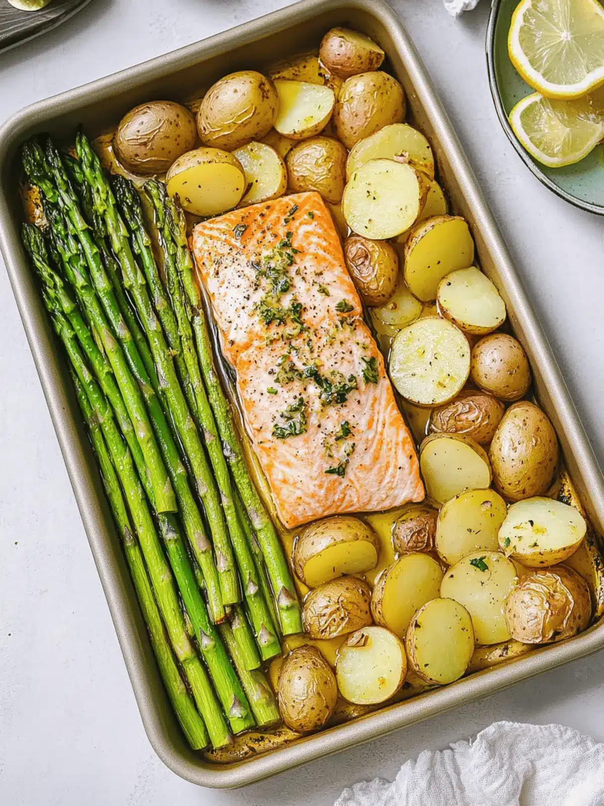 Easy One Pan Spring Salmon with Crisp Potatoes & Asparagus Delight 3 Easy One Pan Spring Salmon with Potatoes & Asparagus