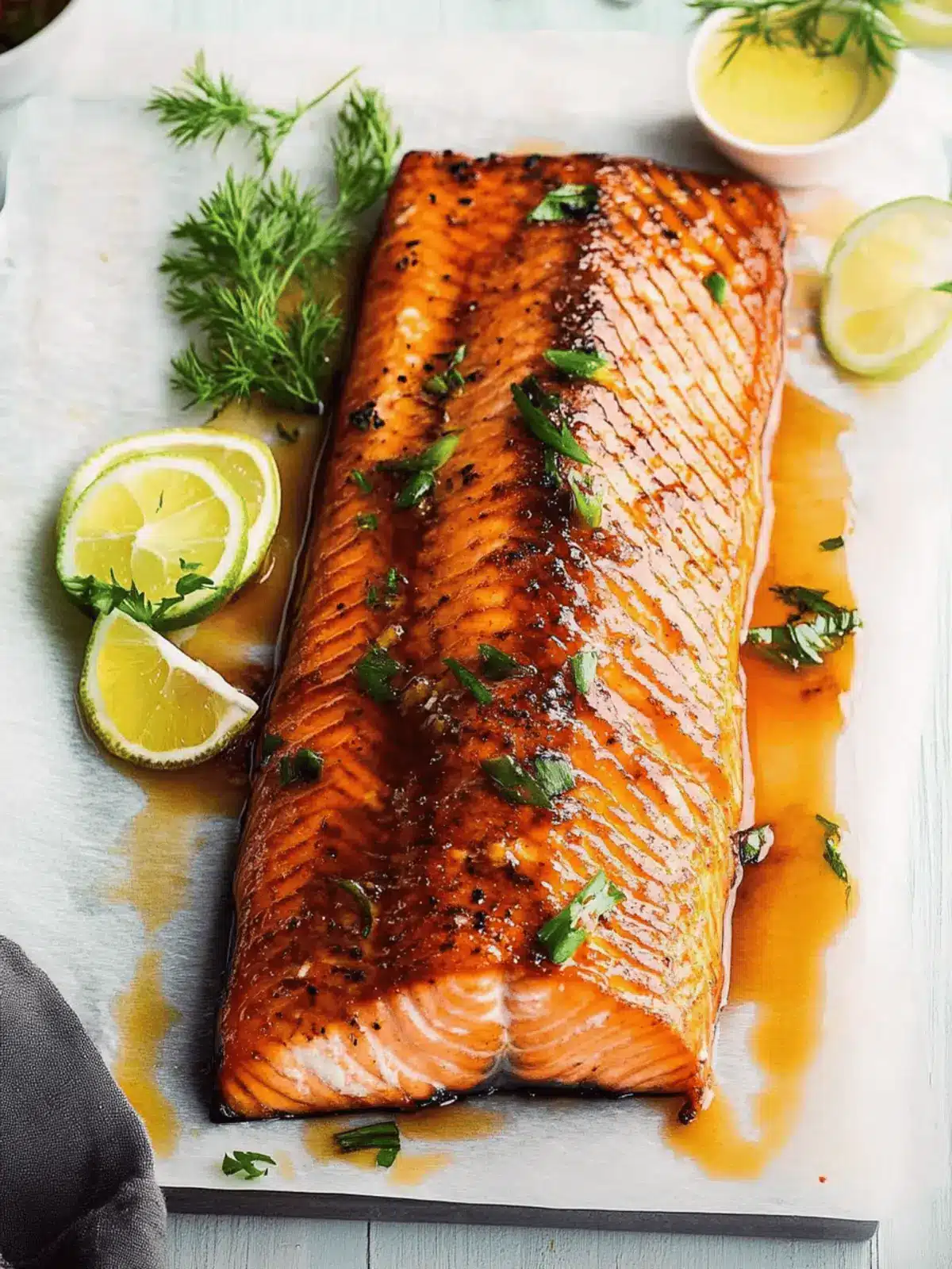 Honey Glazed Tea-Smoked Salmon for a Flavorful Holiday Feast 4 Honey Glazed Tea-smoked Salmon