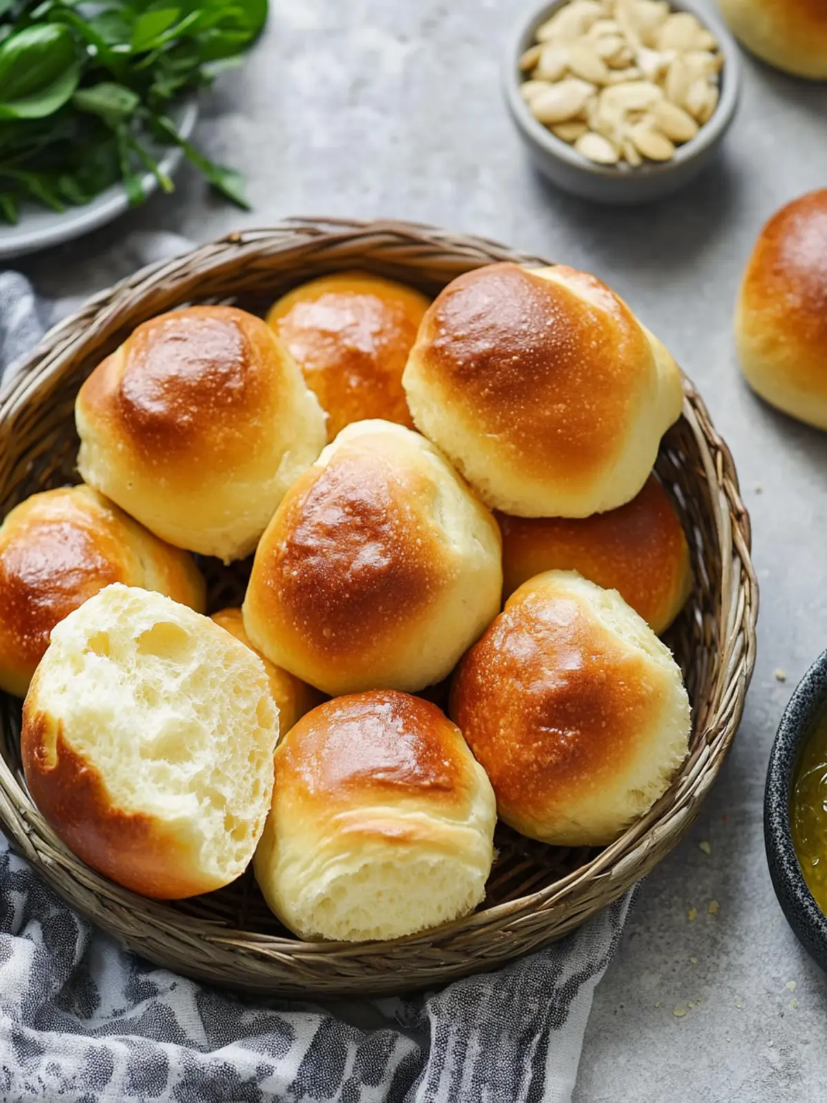 Air Fryer Bread Rolls