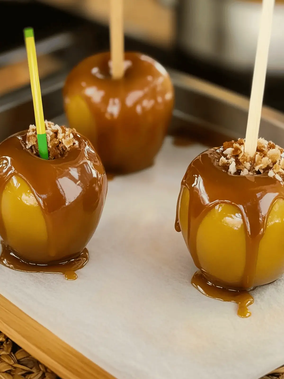 Homemade Caramel Candy Apples
