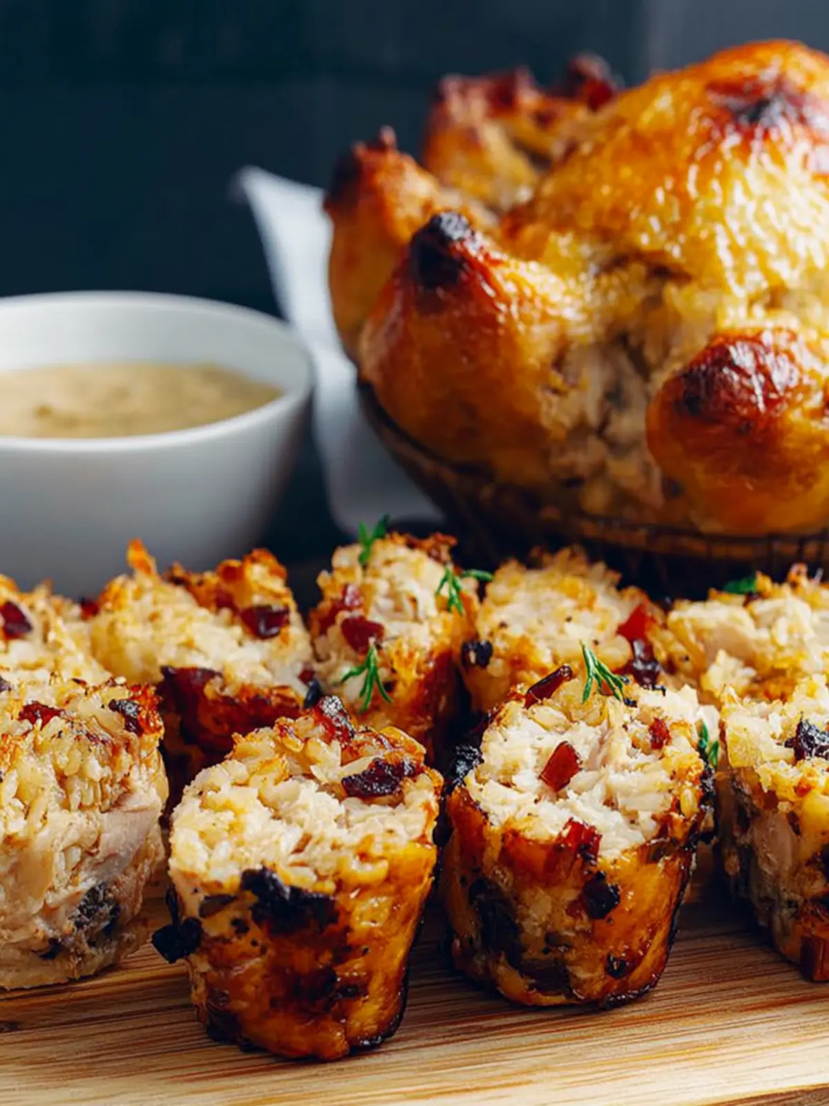 Roast Chicken Treasure Rice Stuffing