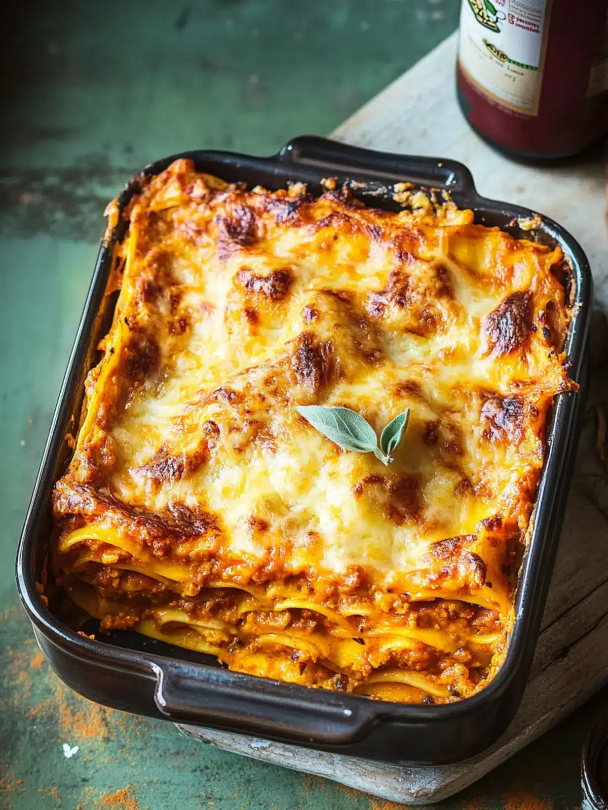 Cheesy Red Curry Pumpkin Lasagne