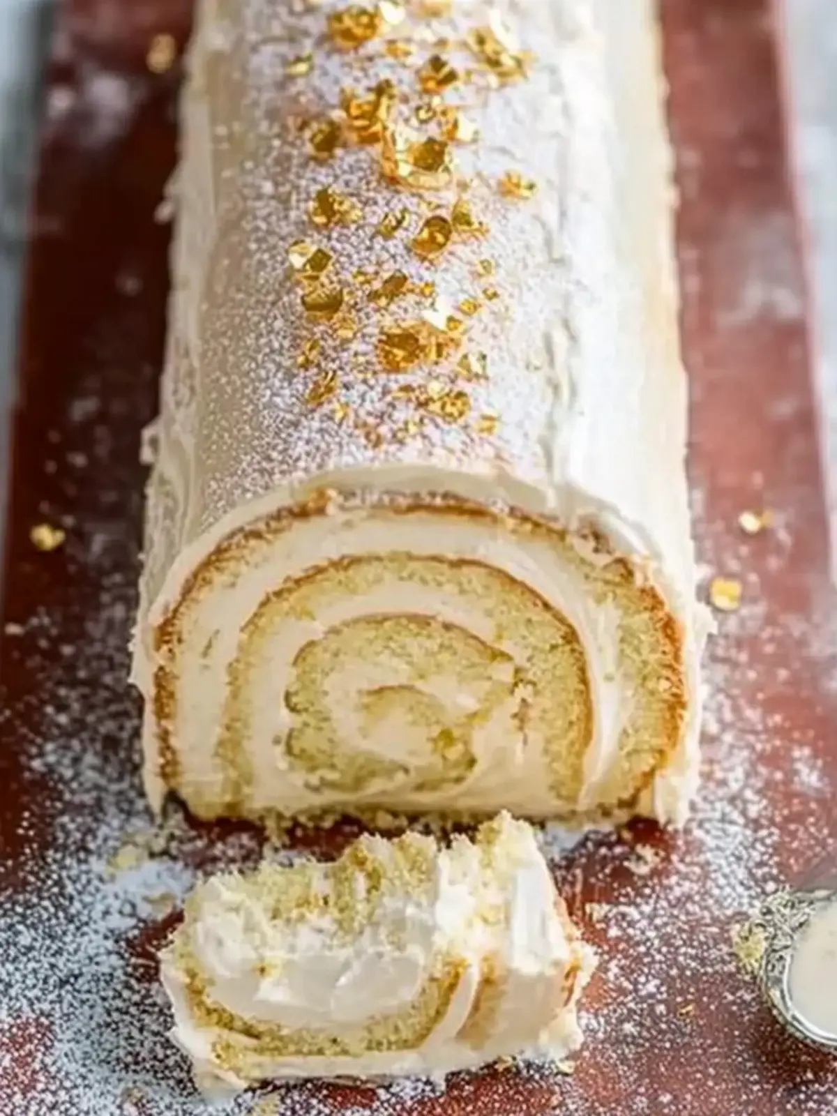 Indulge in White Chocolate Roulade with Baileys Bliss 4 White chocolate roulade with Baileys