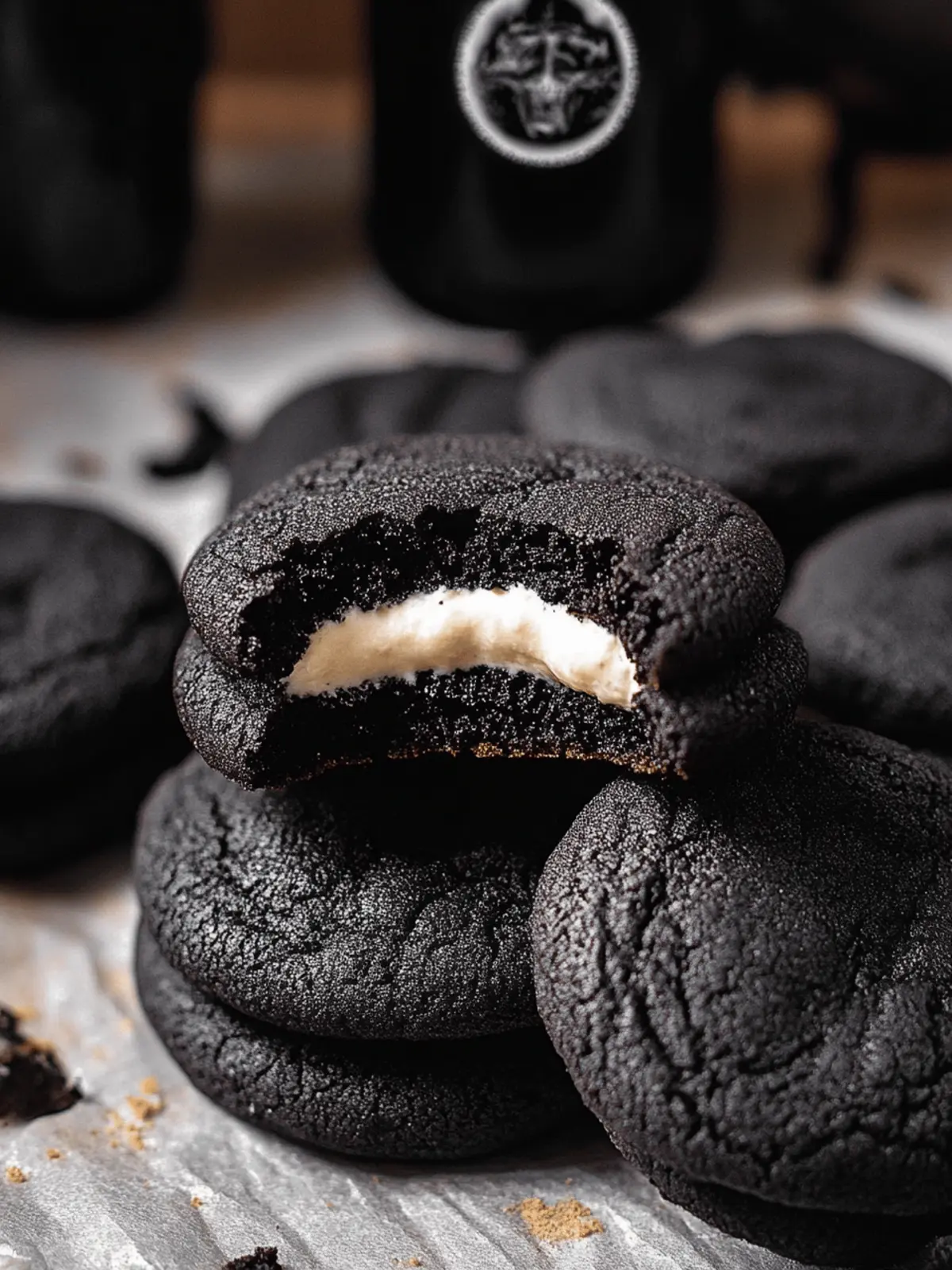 Black Velvet Cheesecake Cookies