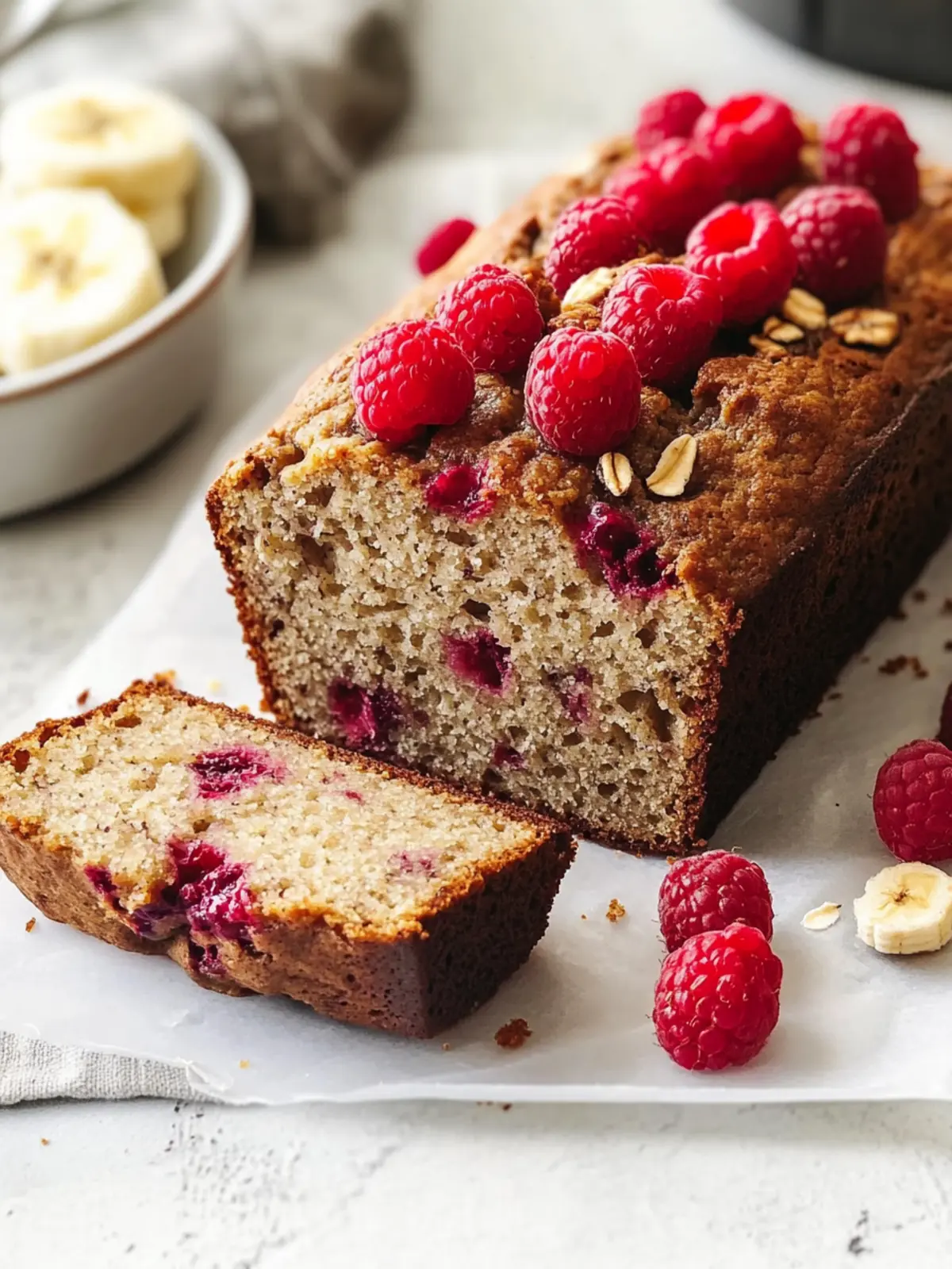 Gluten-Free Banana Bread with Raspberries: Your New Favorite Snack 3 Gluten Free Banana Bread With Raspberries
