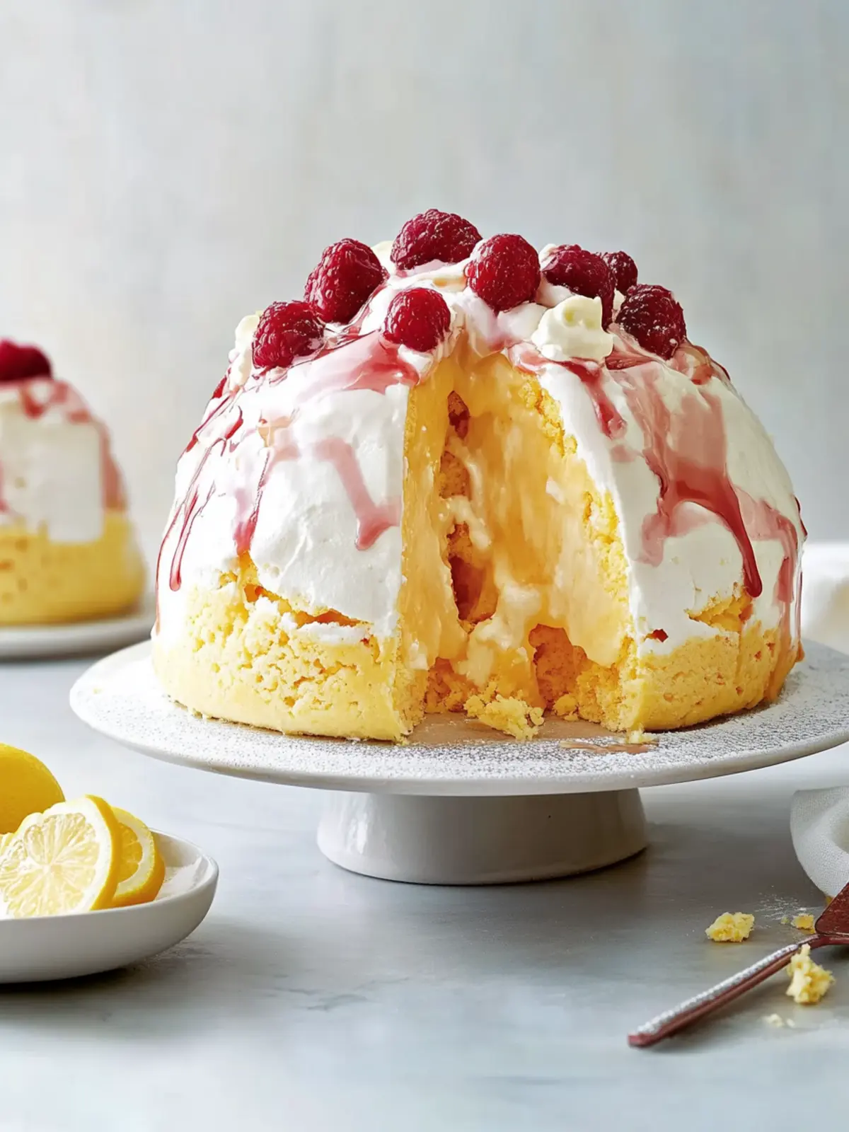 Lemon Curd Bombe Alaska: A Showstopper Dessert Delight 2 Lemon Curd Bombe Alaska