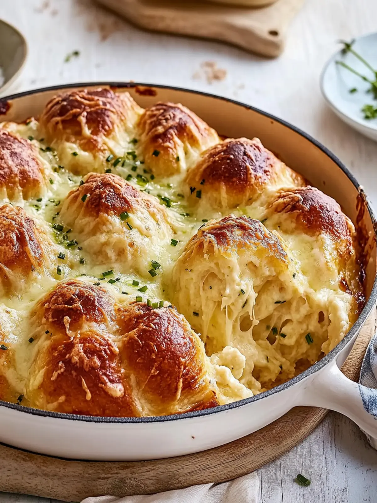 Cheese and Chive Monkey Bread