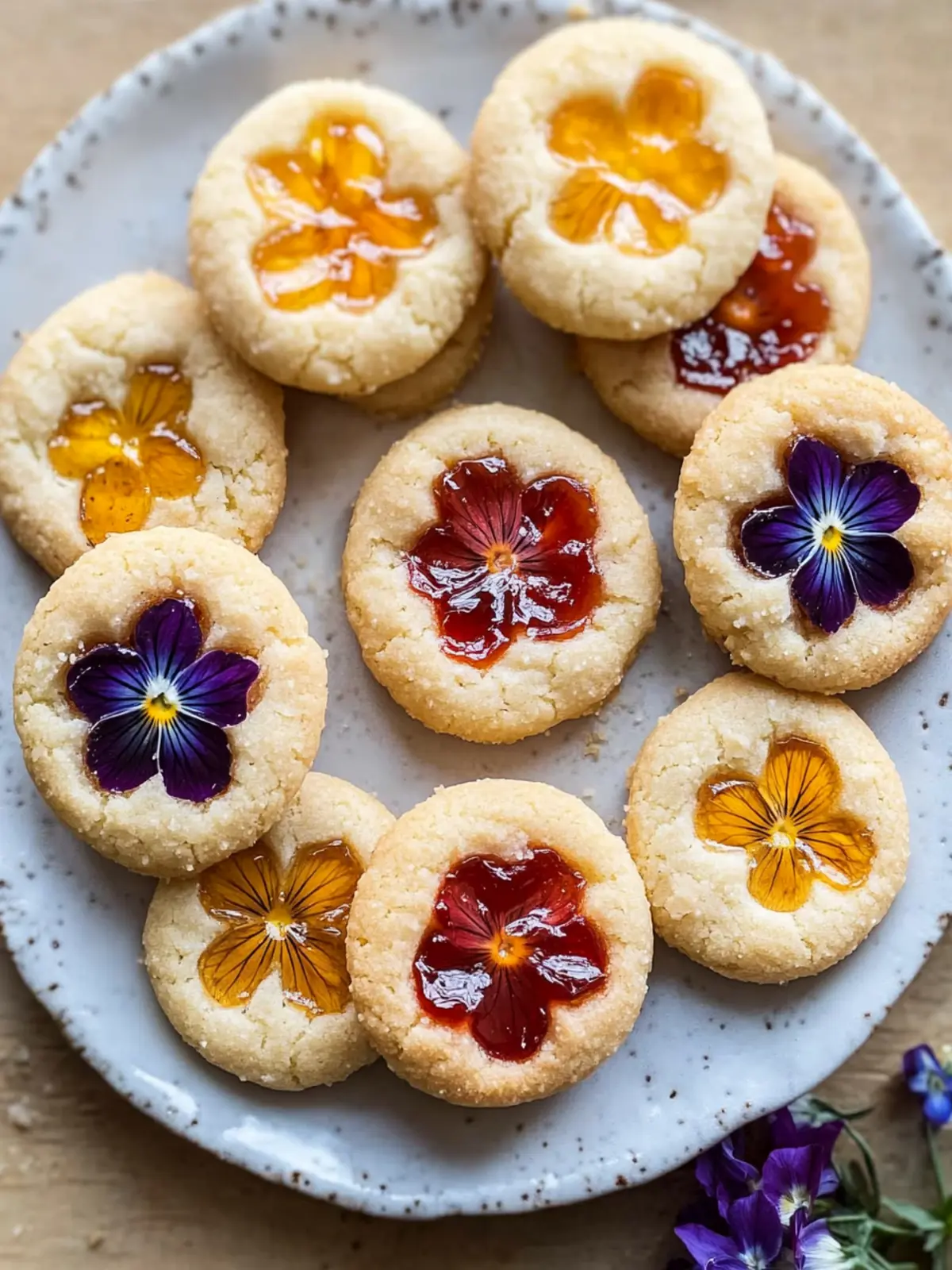 Flower Jam Thumbprint Cookies: Sweet Spring Fun with Kids 3 Flower Jam Thumbprint Cookies