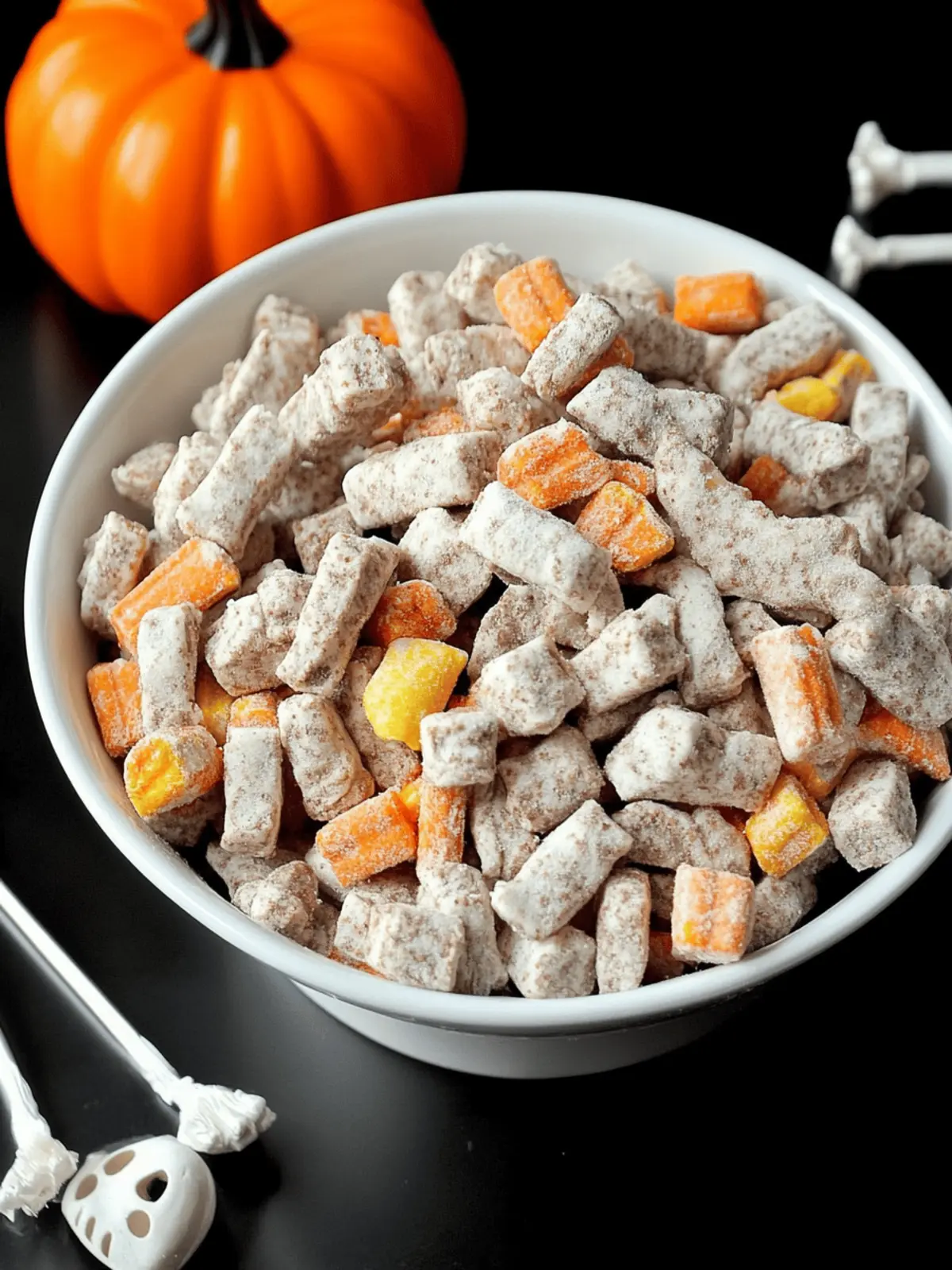 Delicious Halloween Puppy Chow: A Fun Treat for Everyone 3 Halloween Puppy Chow