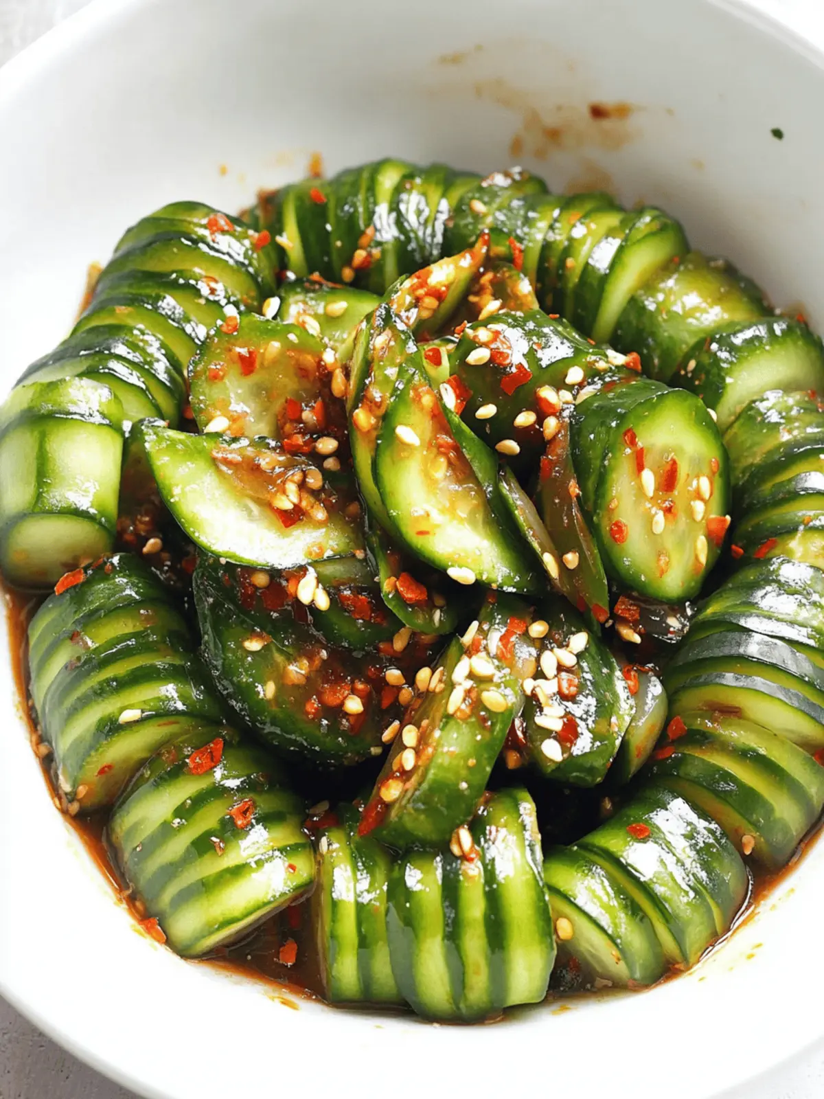 Zesty Spicy Asian Cucumber Salad for Refreshing Summer Bliss 4 Spicy Asian Cucumber Salad