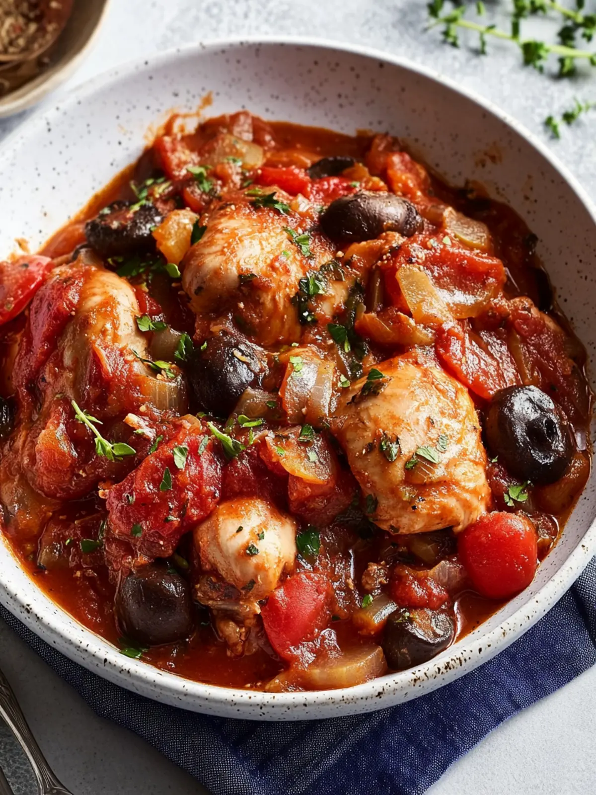 Slow Cooker Chicken Cacciatore