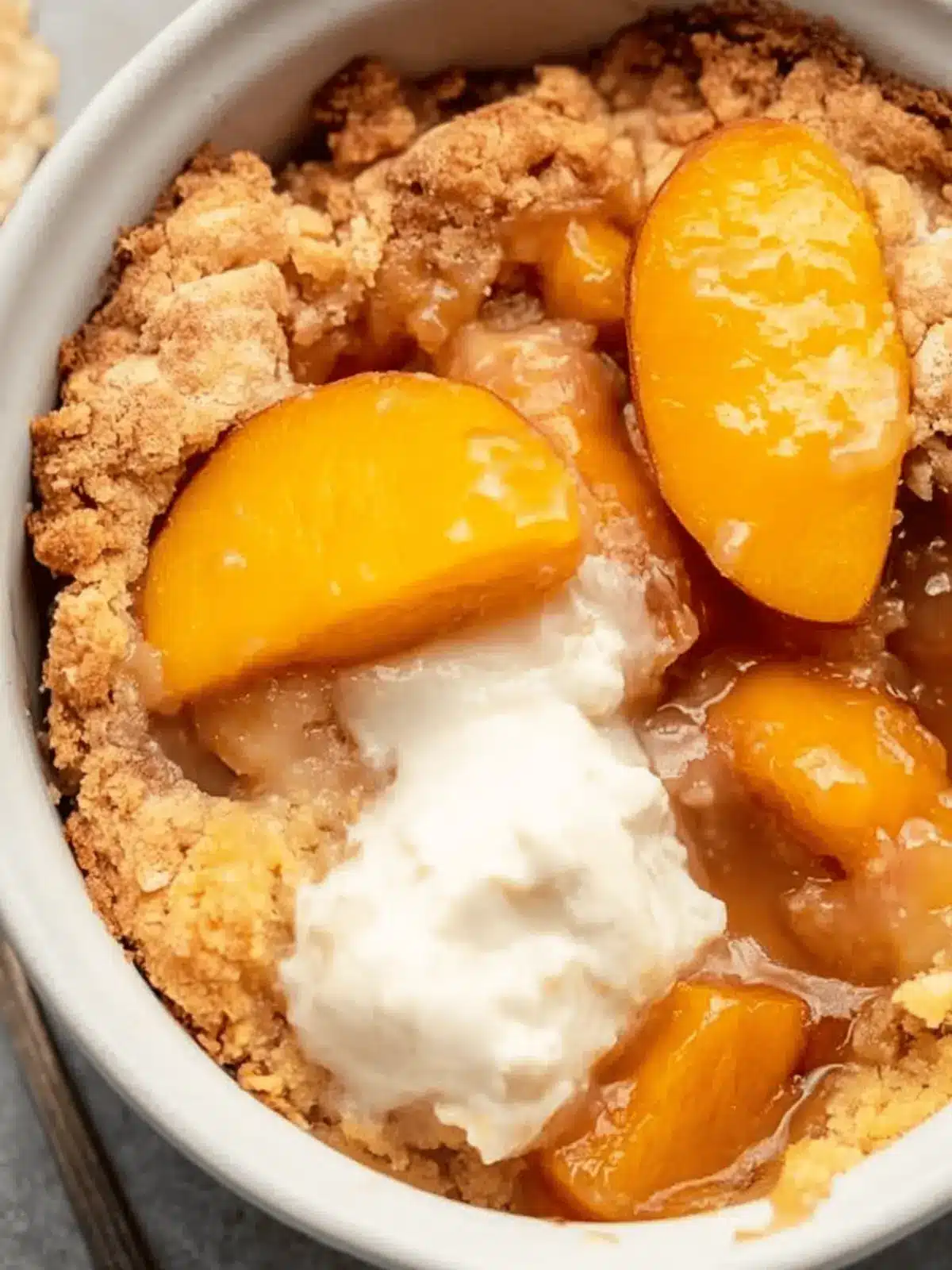 The Easiest Southern Peach Cobbler with Pie Crust Magic 2 The Easiest Southern Peach Cobbler (With a Texture Similar to Pie Crust Cobbler)