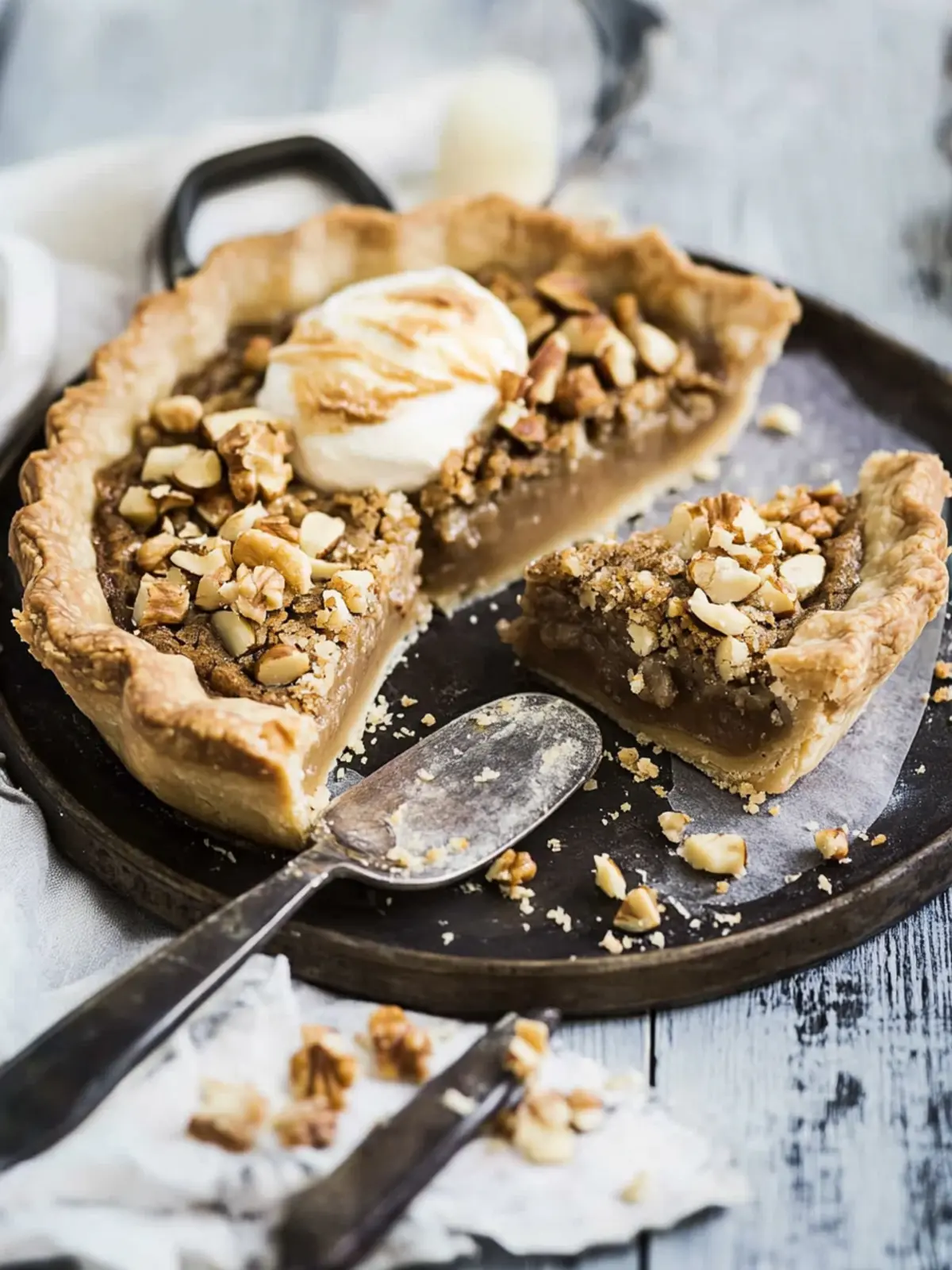 Chocolate Walnut Pie