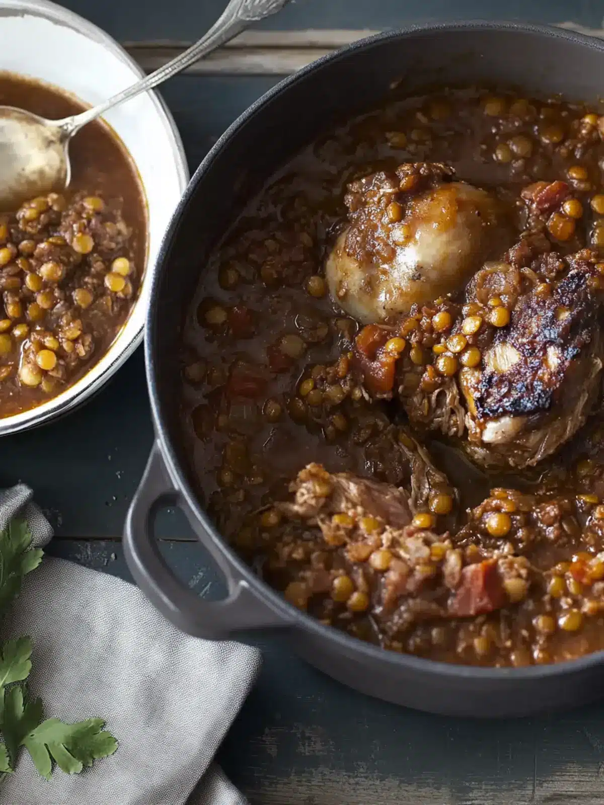 Savory Osso Bucco with Lentils for Cozy Family Dinners 2 Osso Bucco with Lentils