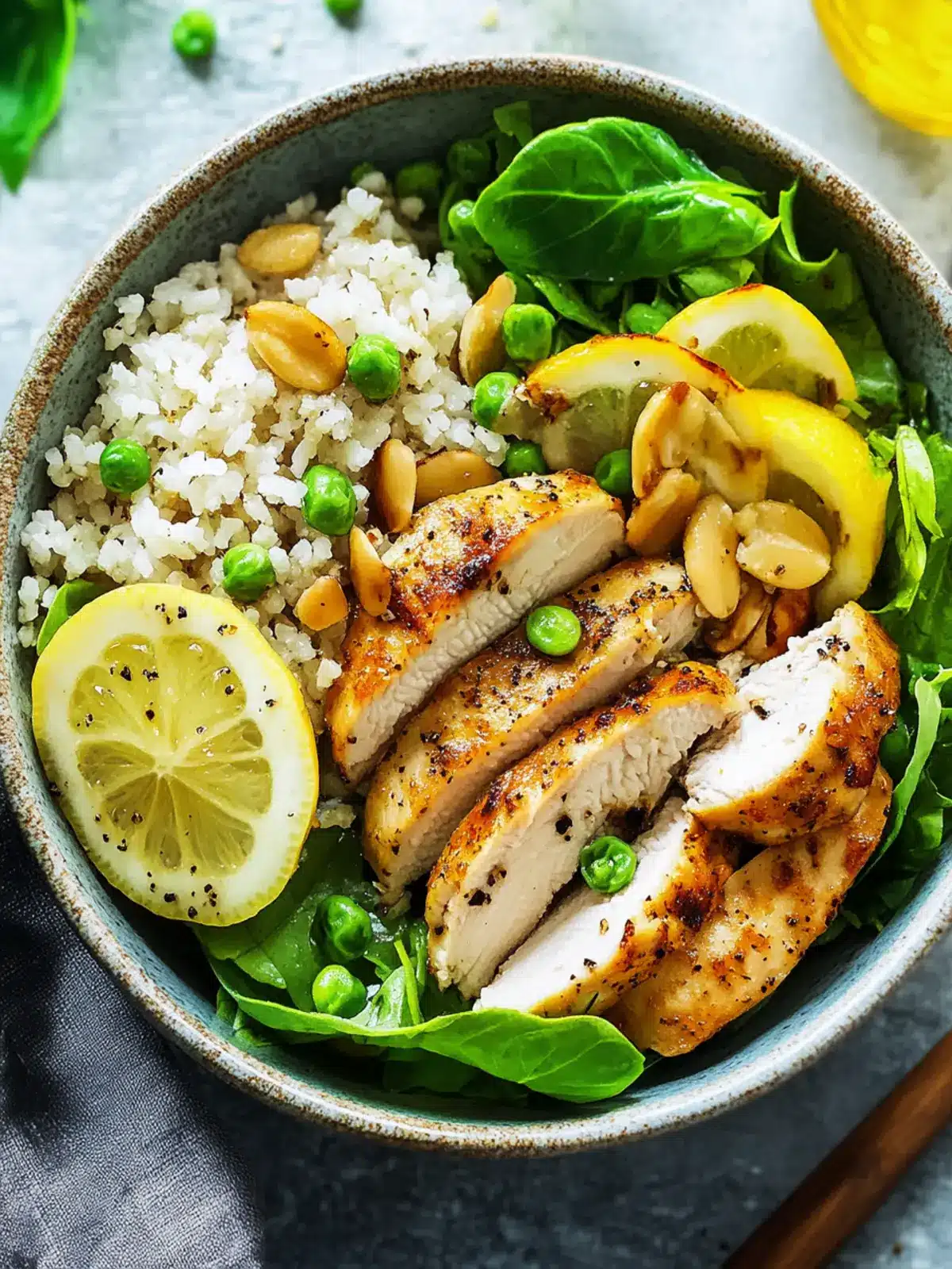 Lemon and Pepper Chicken Nourish Bowls for Quick Healthy Bliss 2 Lemon And Pepper Chicken Nourish Bowls