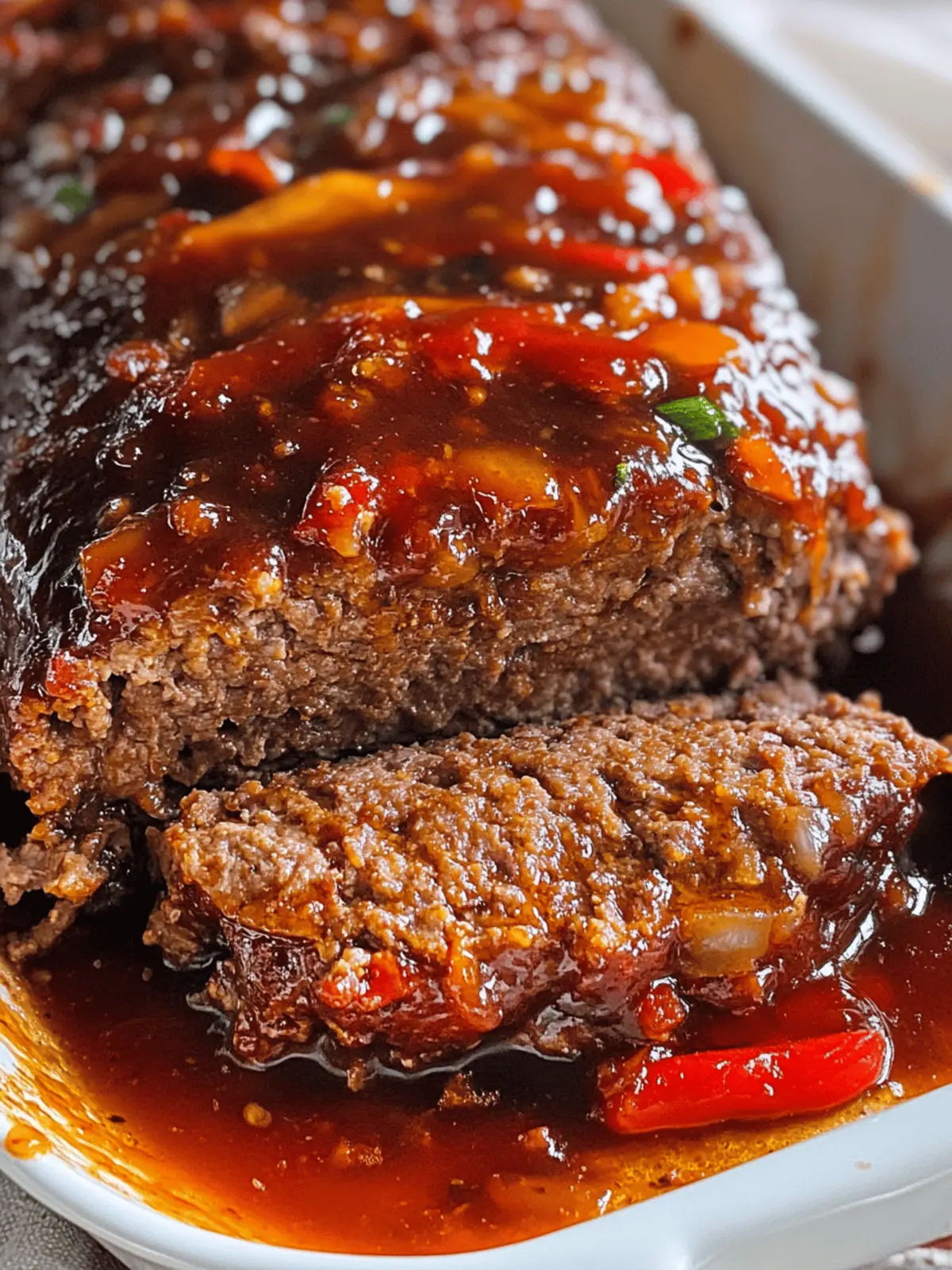 The Best Bourbon Glaze Meatloaf