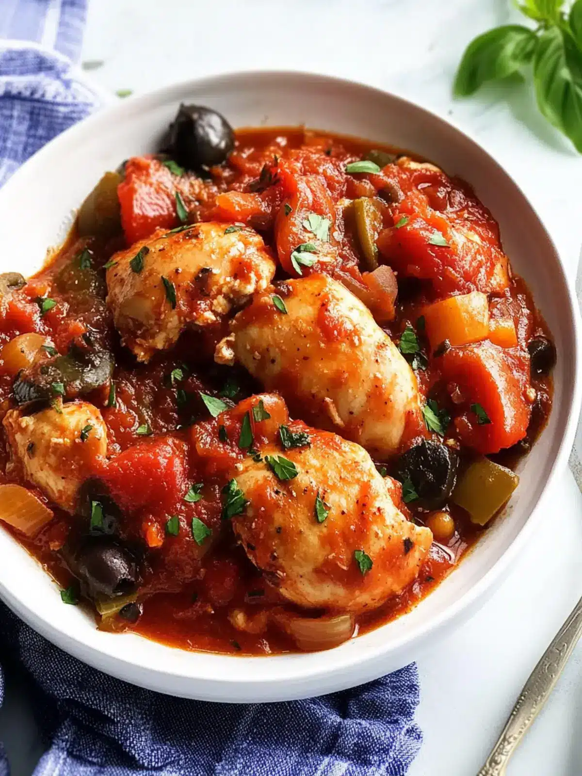 Slow Cooker Chicken Cacciatore