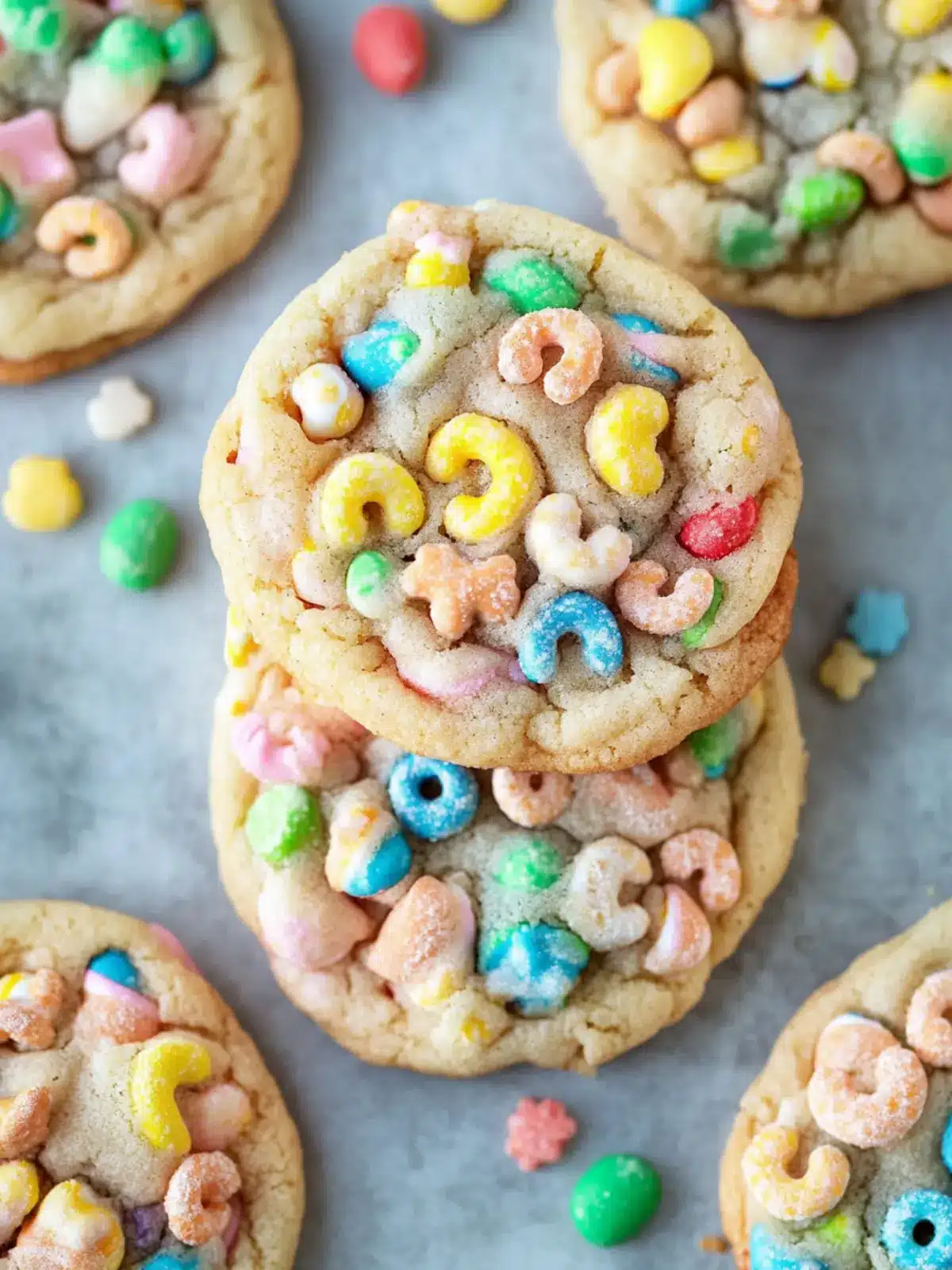 Lucky Charms Cookies