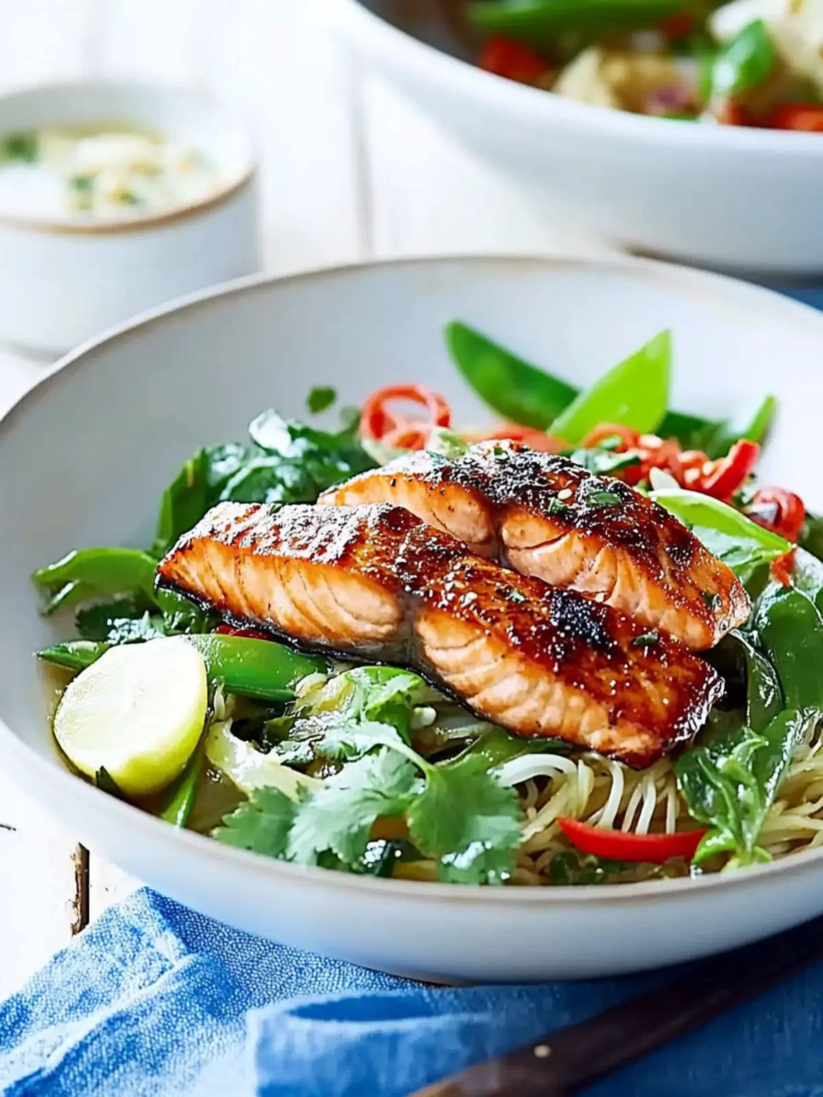 Savory Salmon Stir-Fry: Quick, Healthy Dinner in 25 Minutes 2 Salmon stir-fry