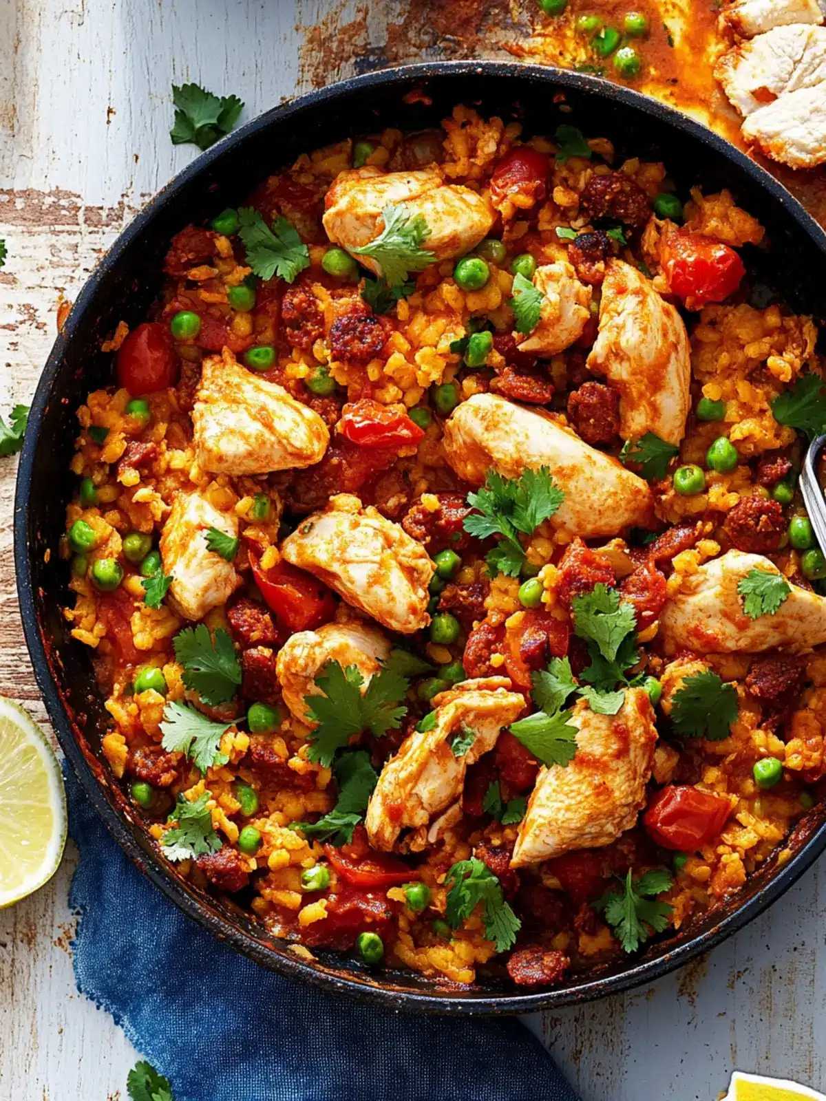 Chicken, Tomato and Chorizo Spanish-Style