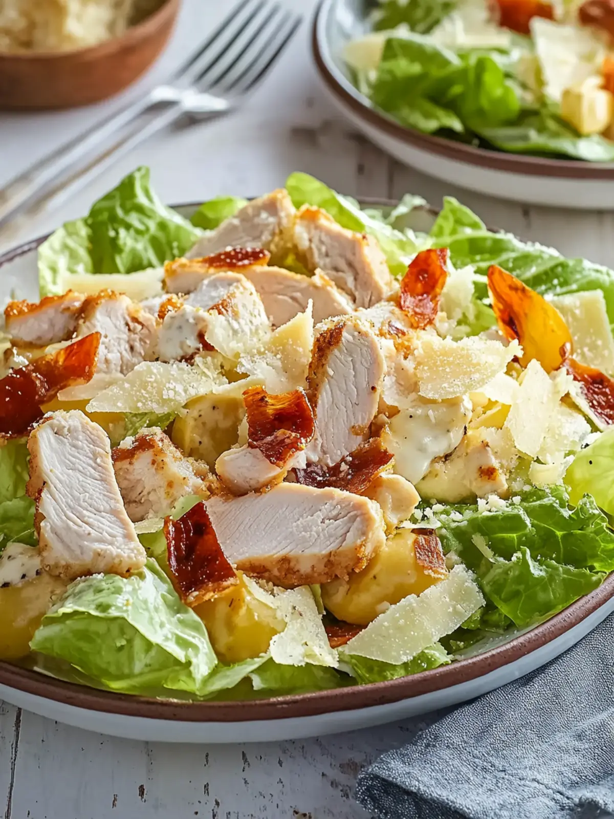 Crispy Chicken Caesar Salad: Your Quick, Homemade Delight 3 Crispy Chicken Caesar Salad