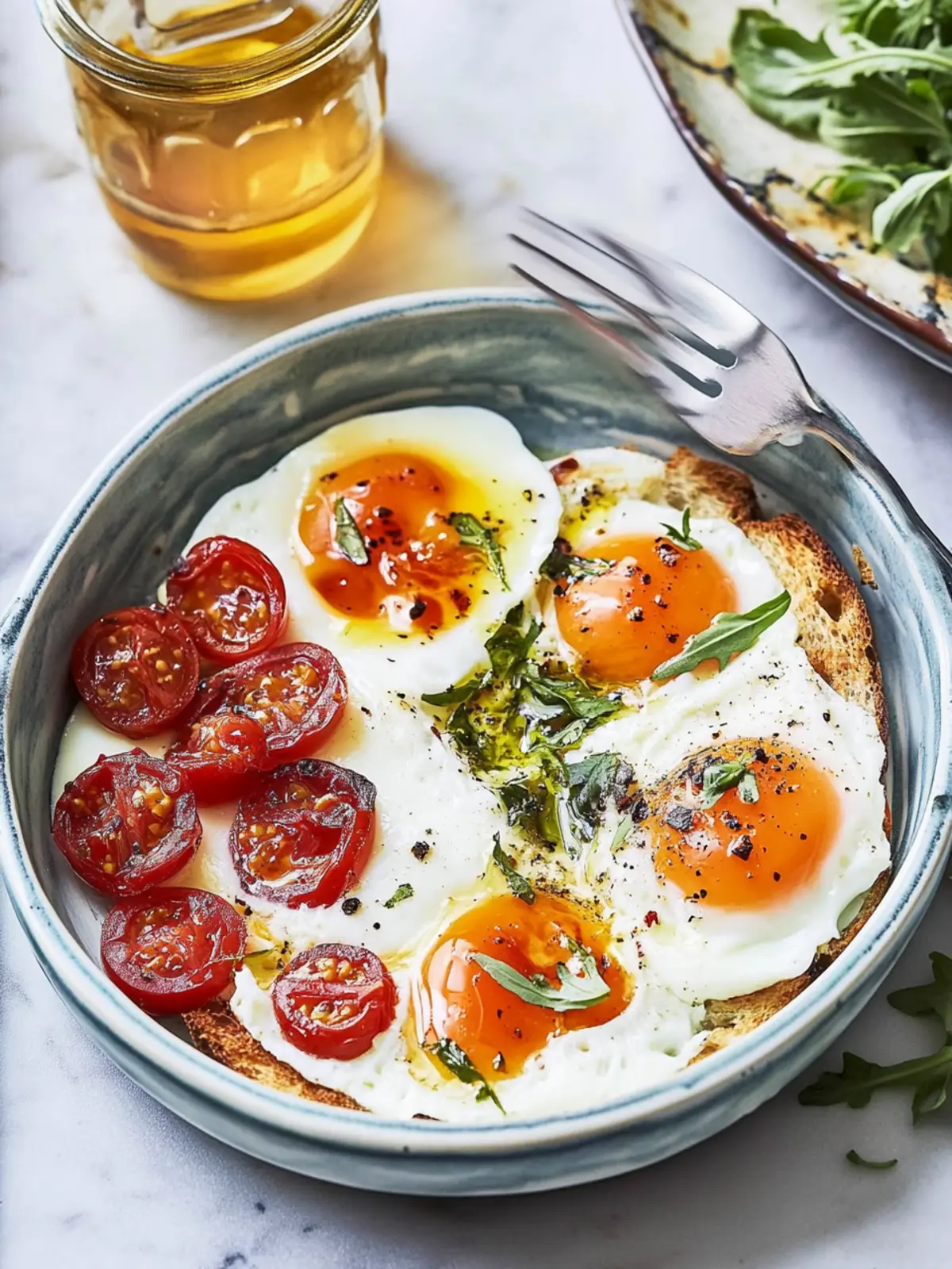 Prepped Turkish Eggs Breakfast