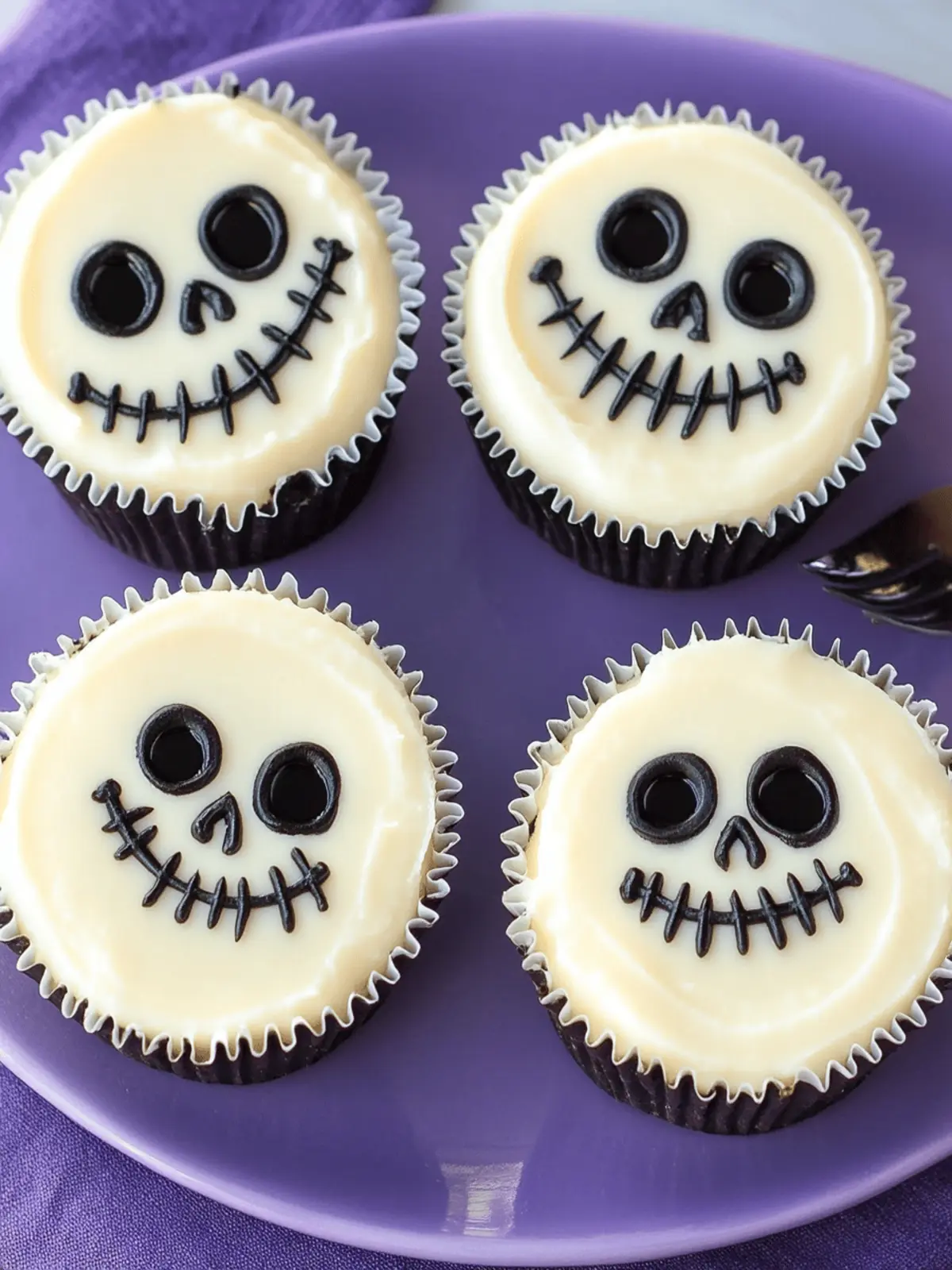 Jack Skellington Cheesecakes