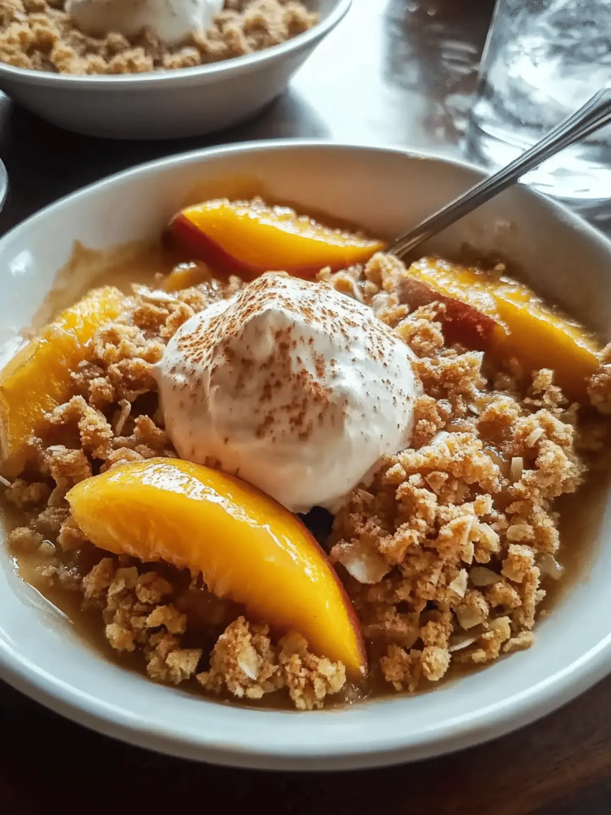 How to Make Peach Crisp with Fresh Peaches in a Snap 3 How to Make Peach Crisp with Fresh Peaches Easier Than Pie