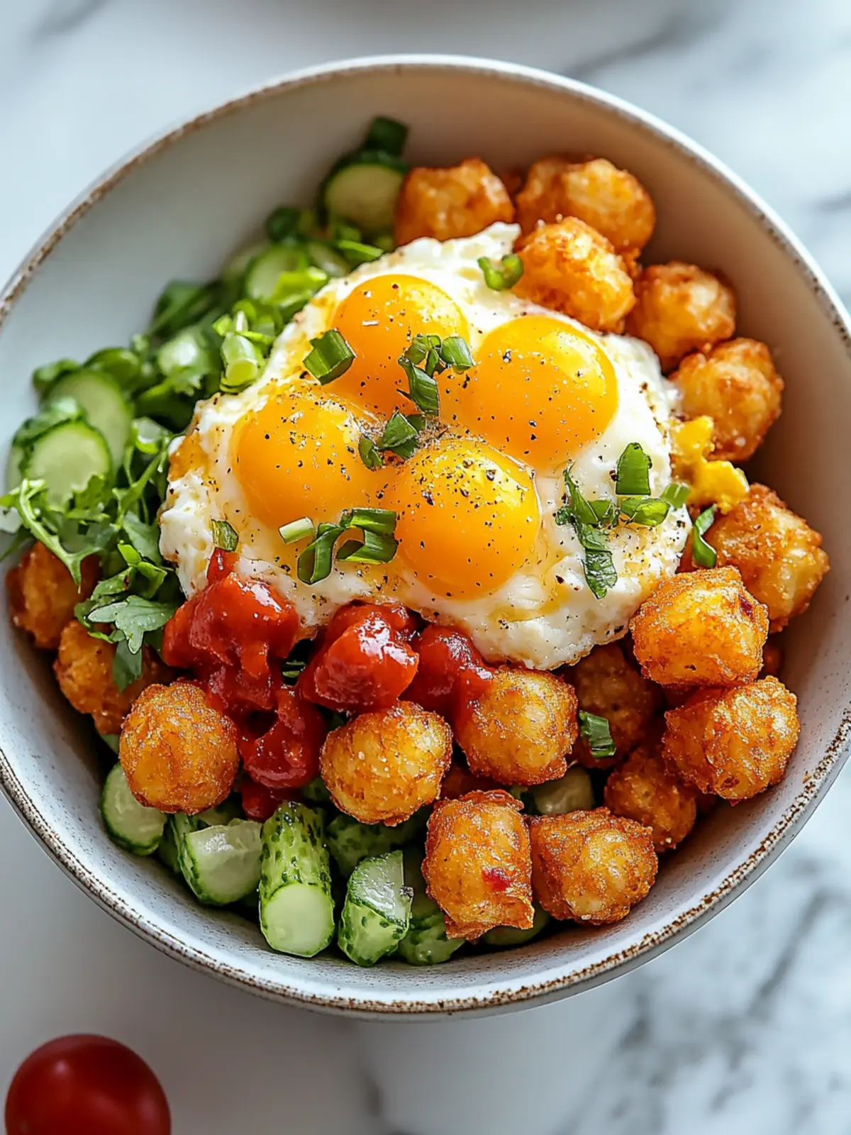 Irresistible Tater Tot Breakfast Bowl for Busy Mornings 2 Tater Tot Breakfast Bowl