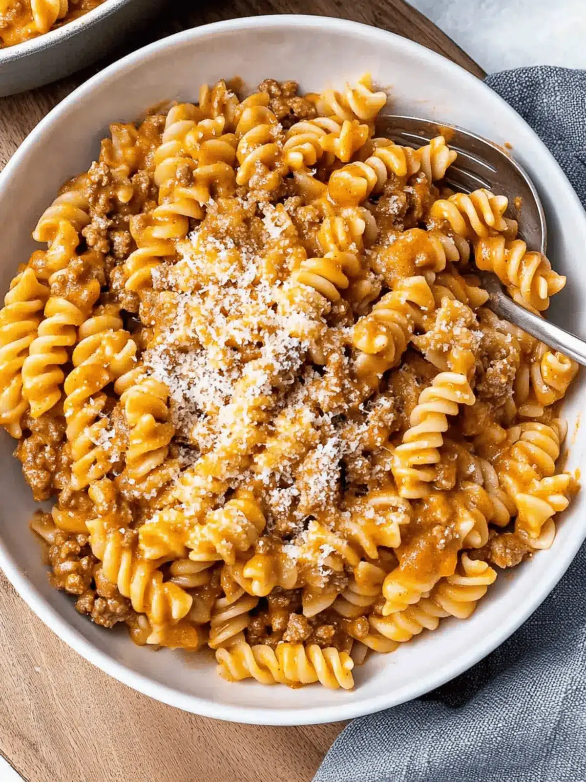 One-Pot Creamy Ground Beef Pasta