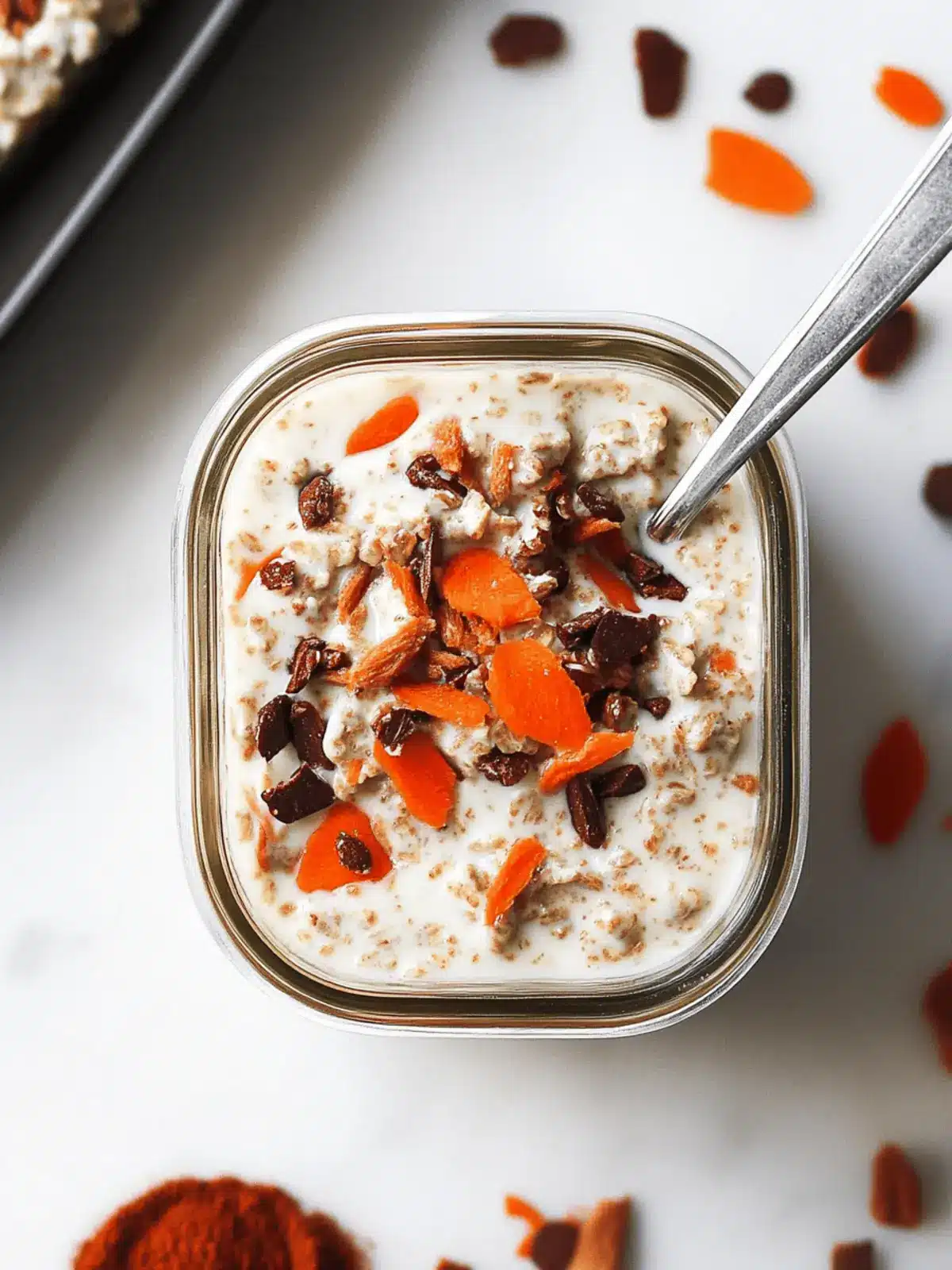 Carrot Cake Overnight Oats (Protein Recipe)