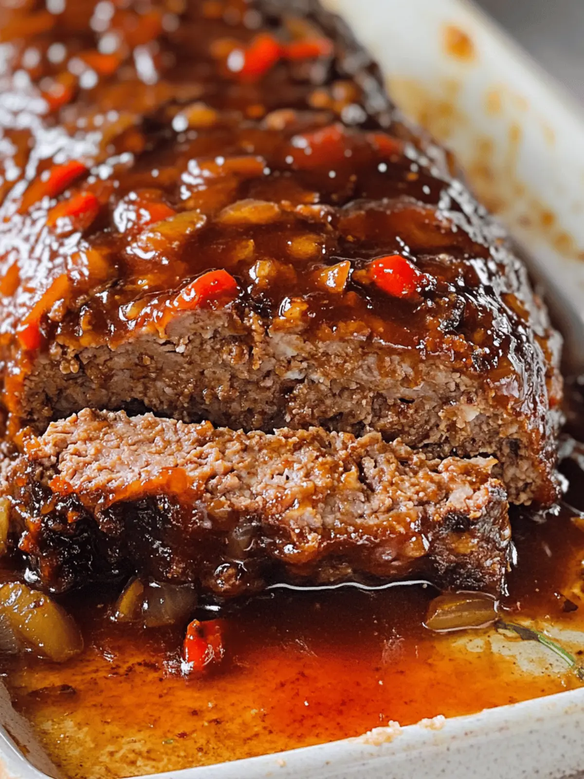 The Best Bourbon Glaze Meatloaf